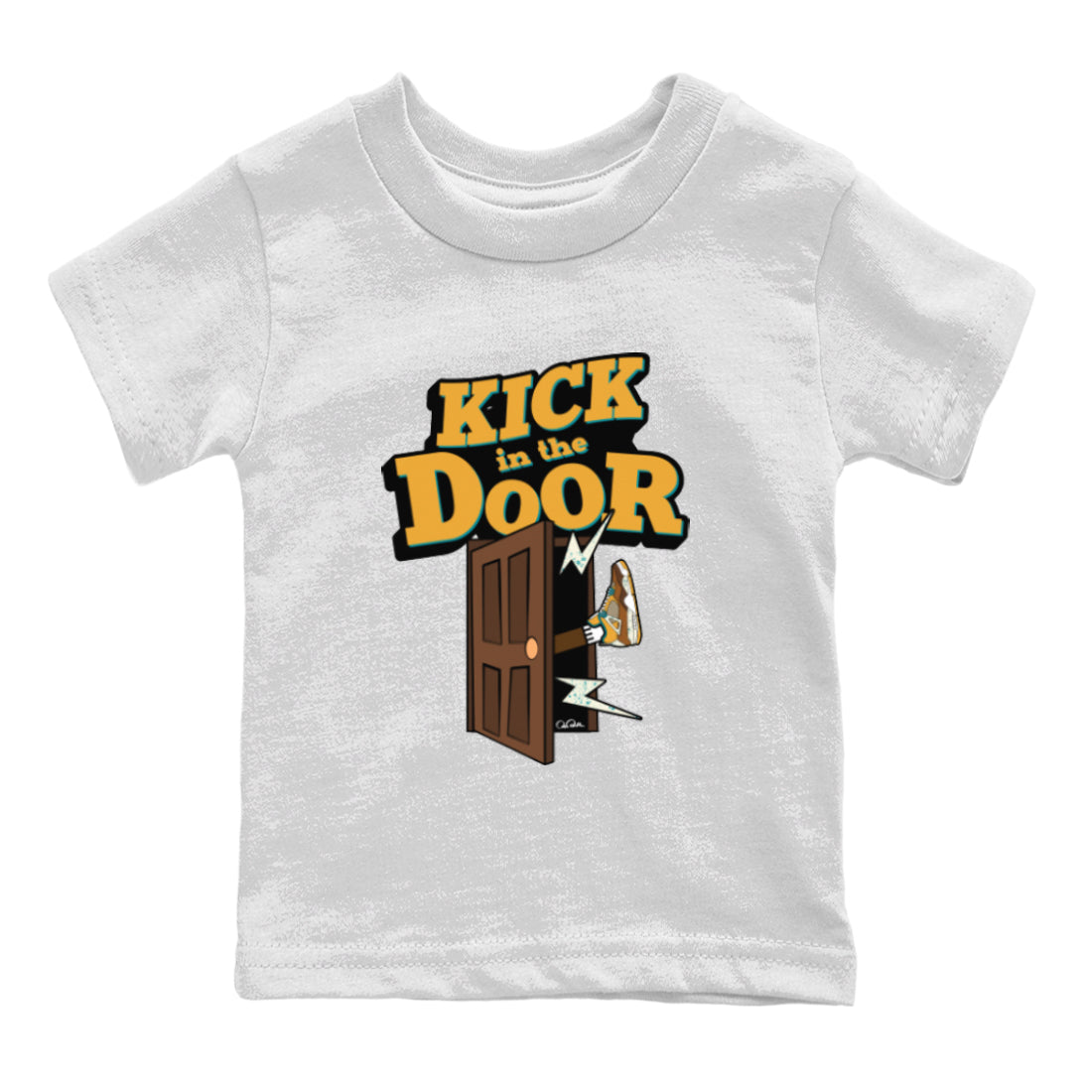 Kick In The Door snkmatch Tee Kids - Air Jordan 4 Cacao Wow