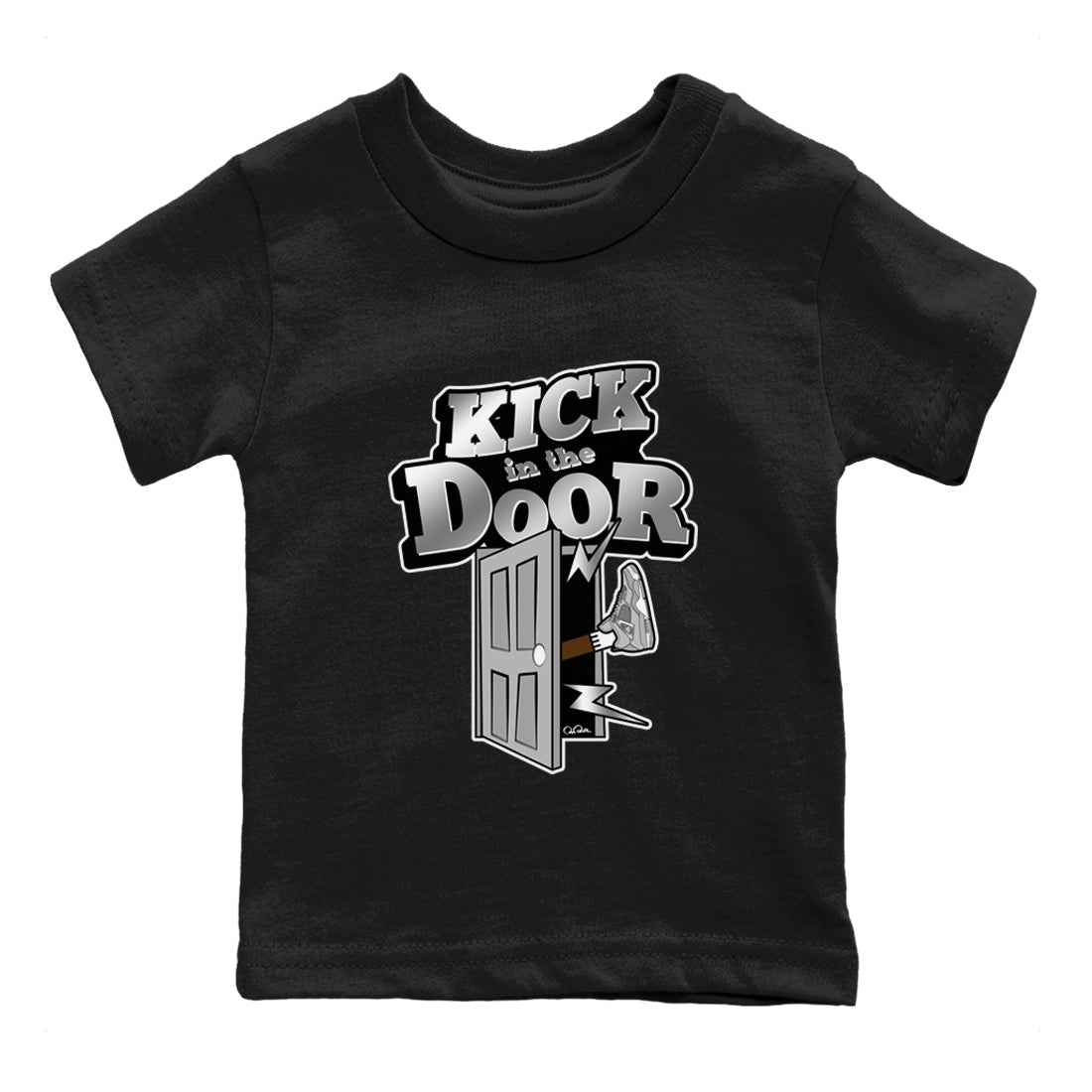 Kick In The Door snkmatch Tee Kids - Air Jordan 4 Frozen Moments