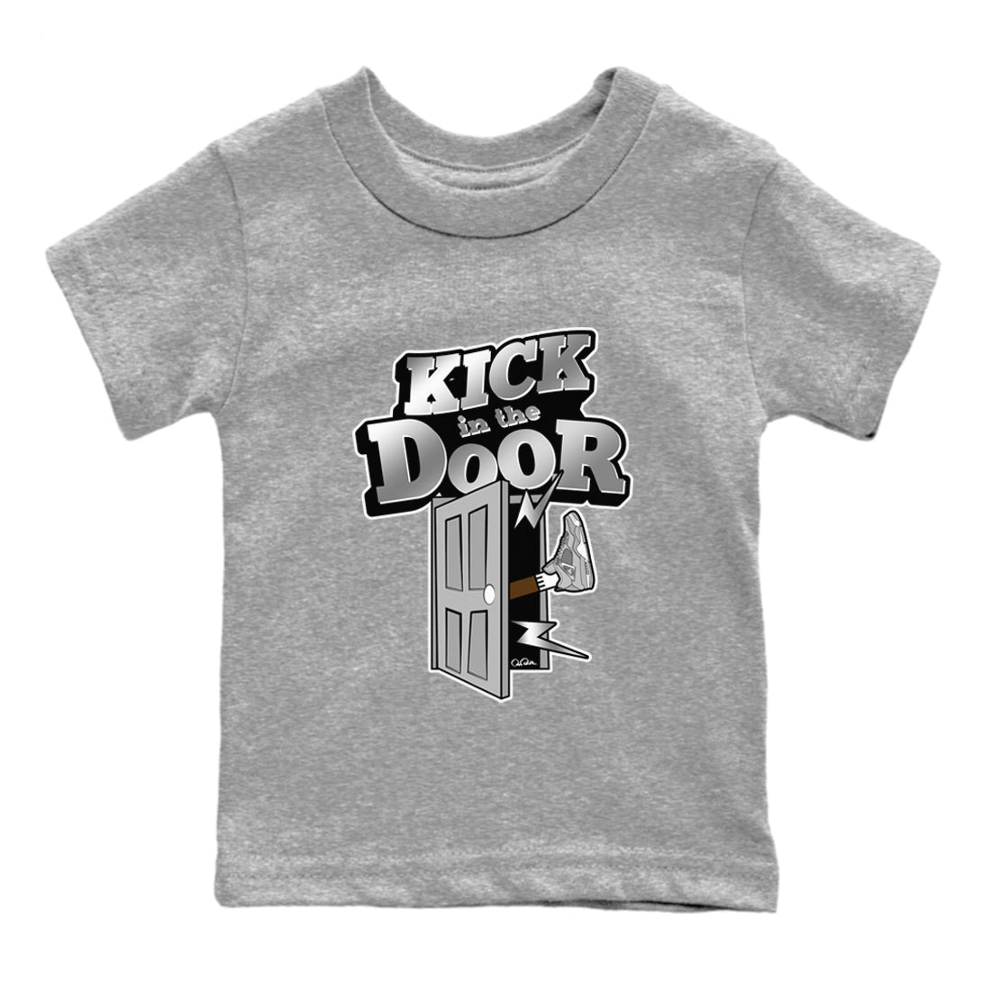 Kick In The Door snkmatch Tee Kids - Air Jordan 4 Frozen Moments