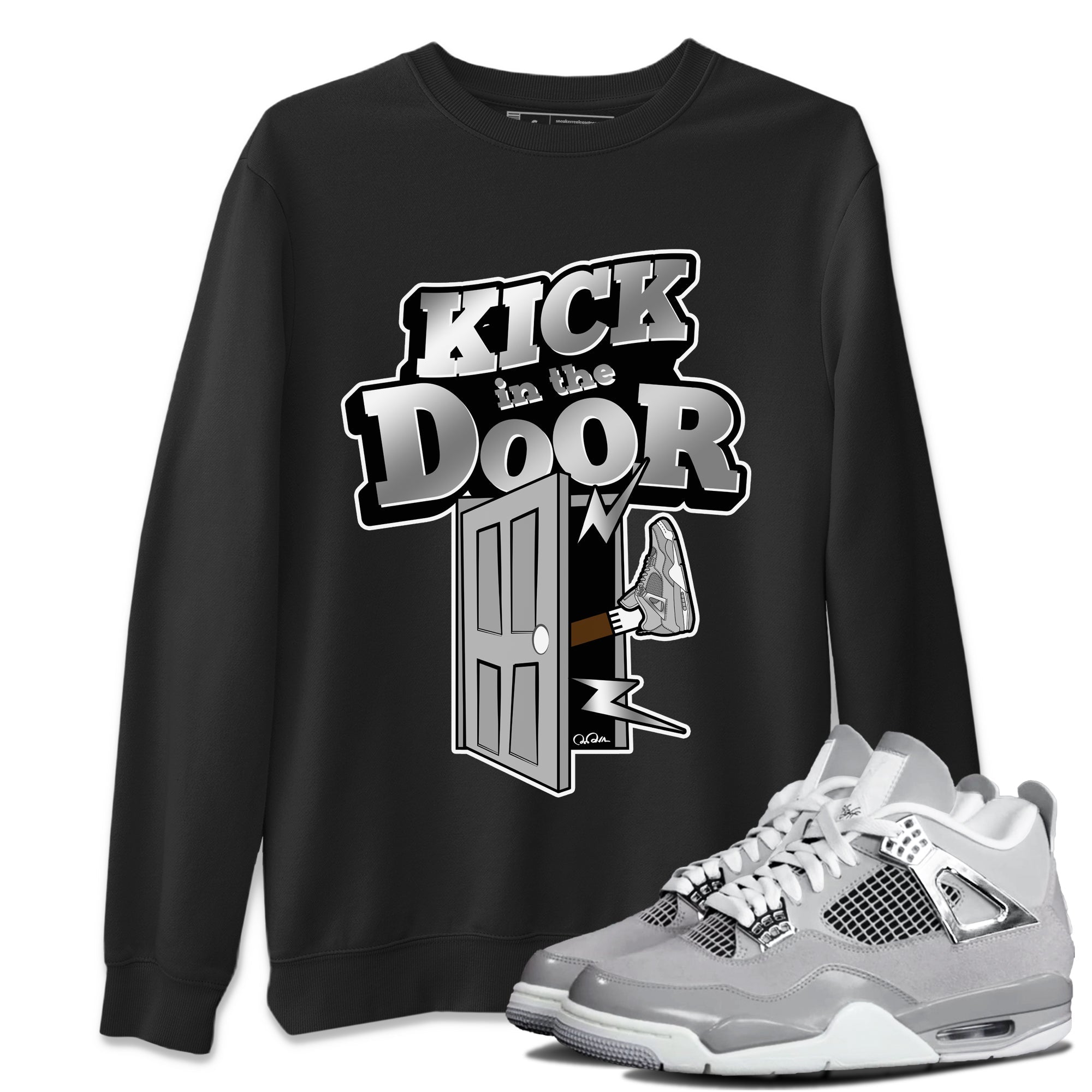 Kick In The Door snkmatch Tee - Air Jordan 4 Frozen Moments