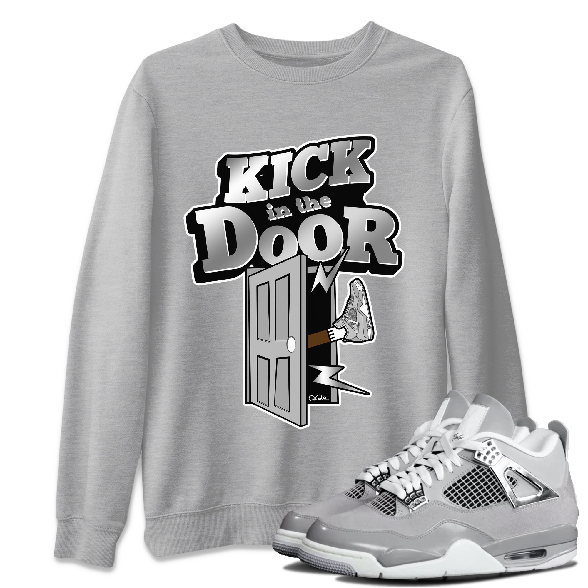 Kick In The Door snkmatch Tee - Air Jordan 4 Frozen Moments