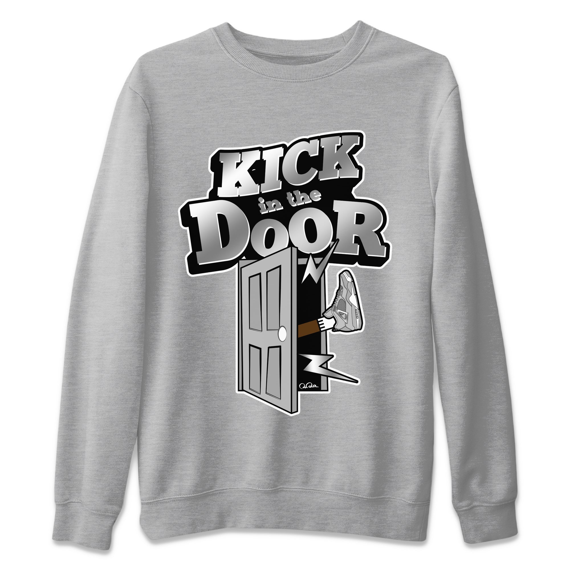 Kick In The Door snkmatch Tee - Air Jordan 4 Frozen Moments