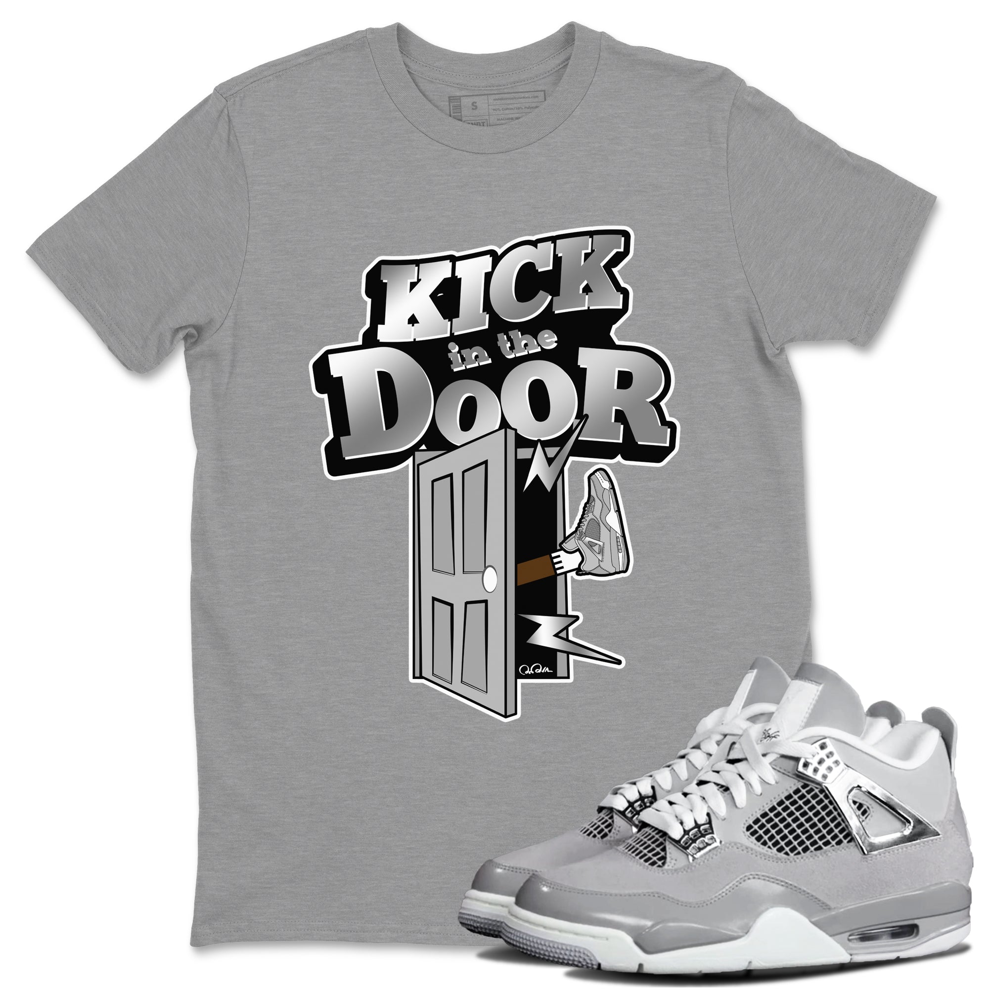 Kick In The Door snkmatch Tee - Air Jordan 4 Frozen Moments