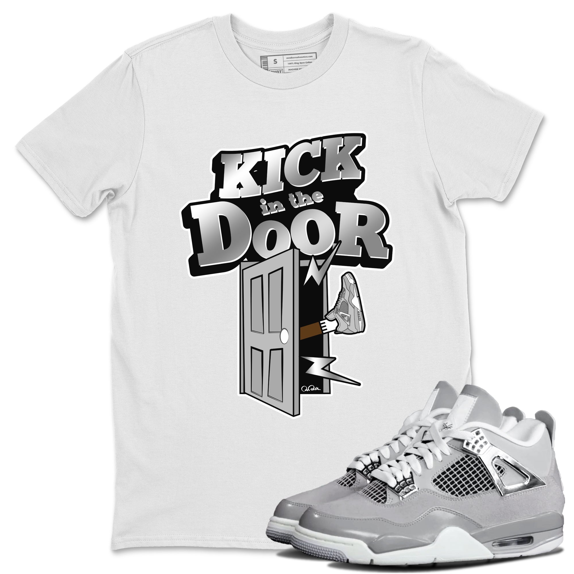 Kick In The Door snkmatch Tee - Air Jordan 4 Frozen Moments