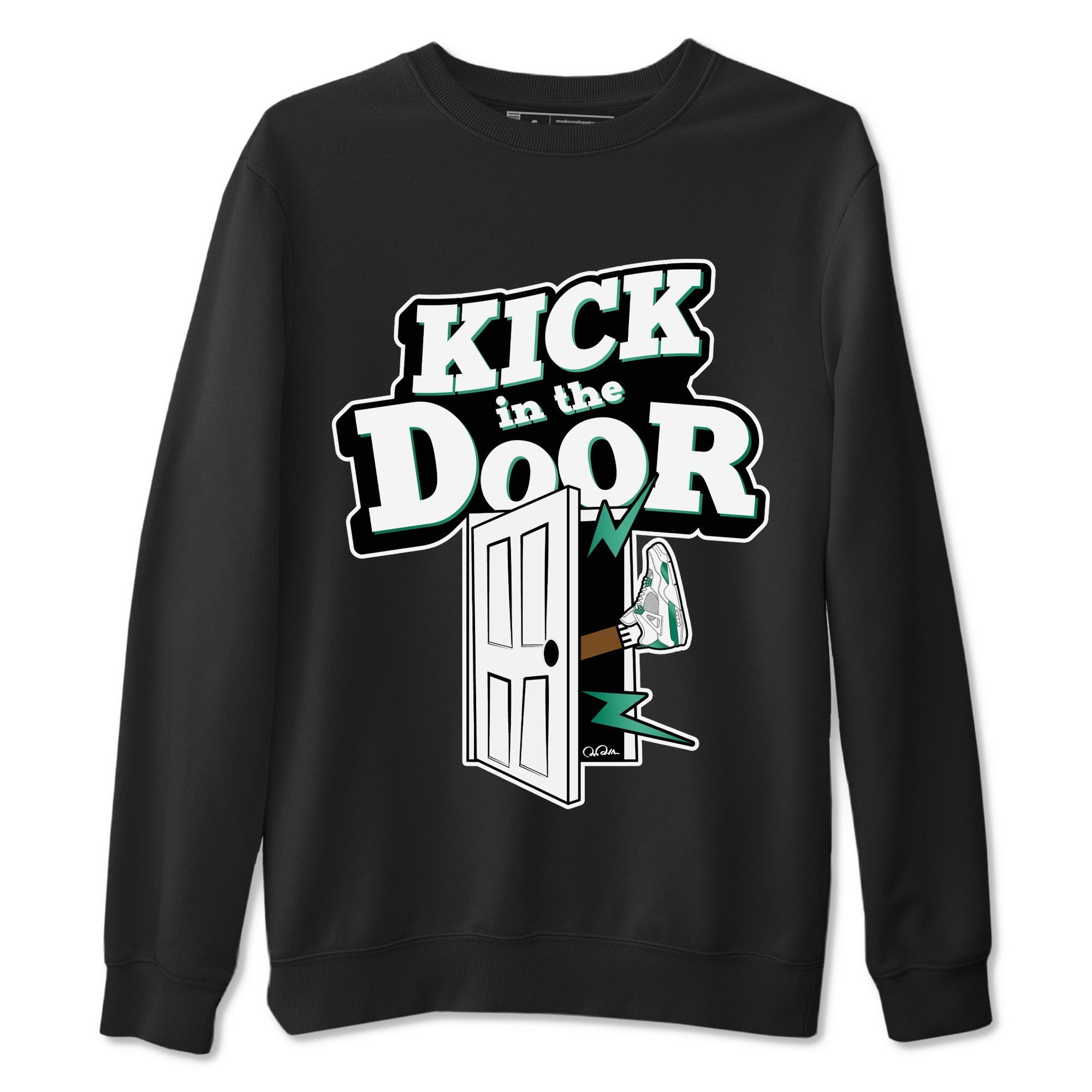 Kick In The Door snkmatch Tees - Air Jordan 4 Oxidized Green