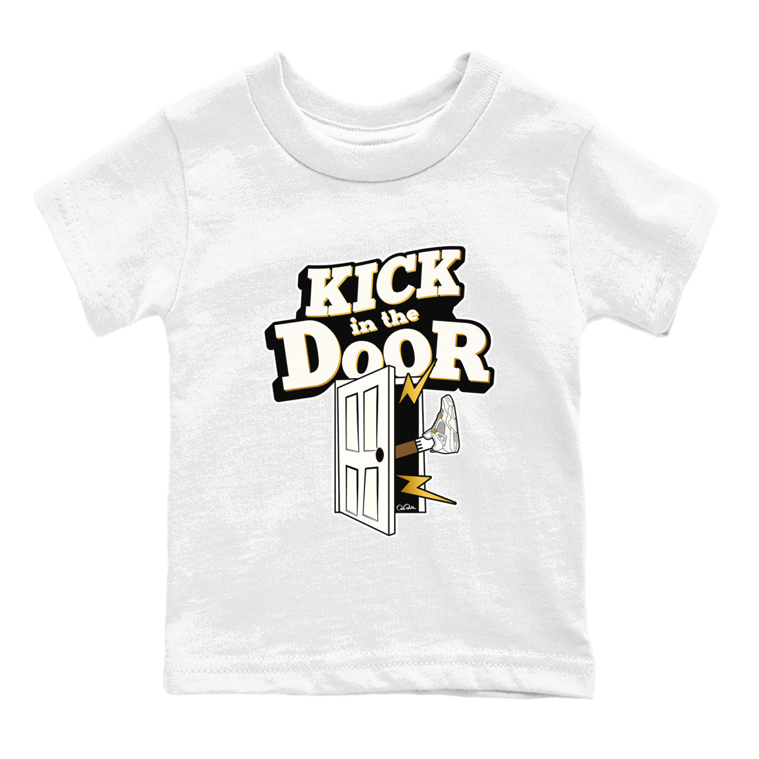 Kick In The Door snkmatch Tees Kids - Air Jordan 4 Sail 2024
