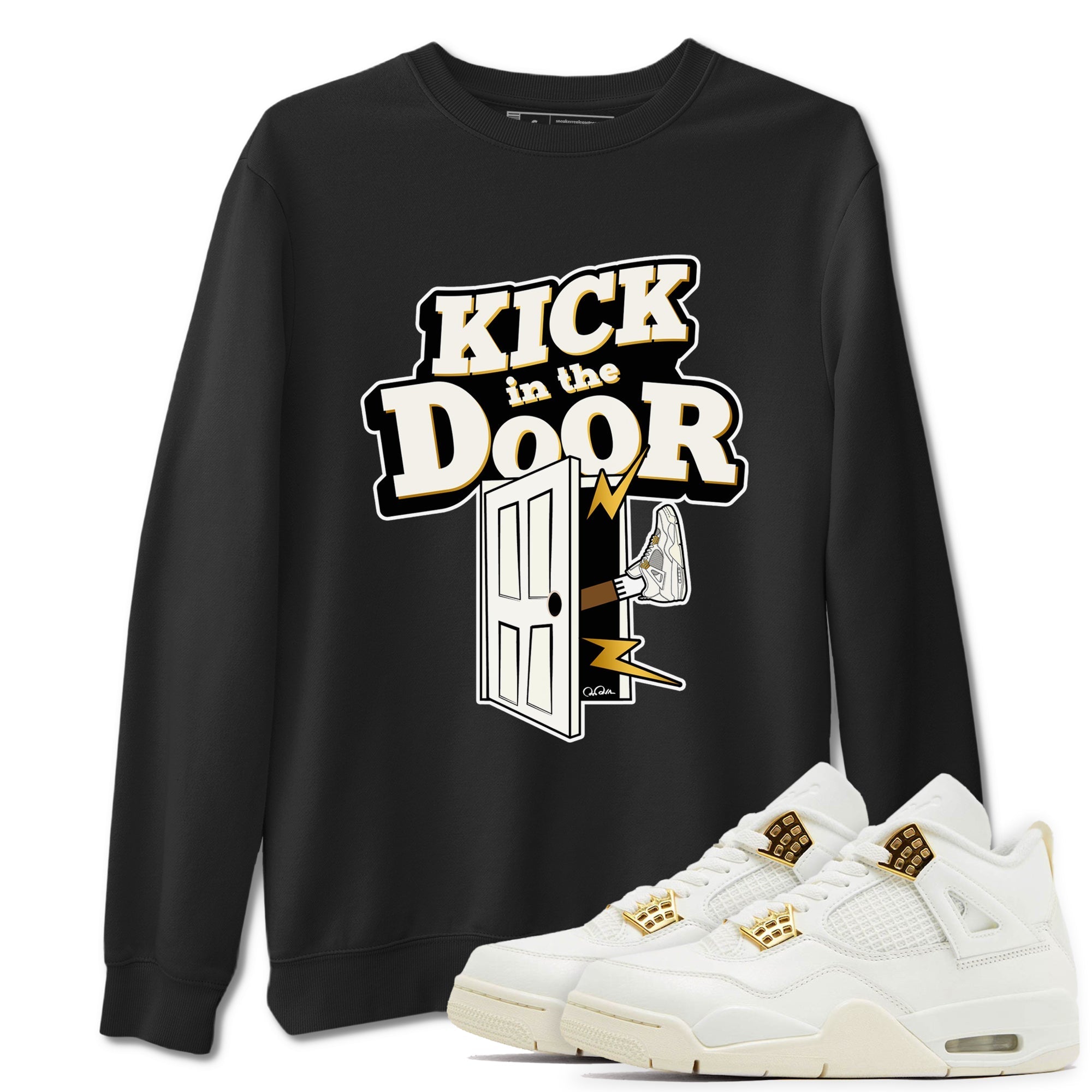 Kick In The Door snkmatch Tees - Air Jordan 4 Sail 2024