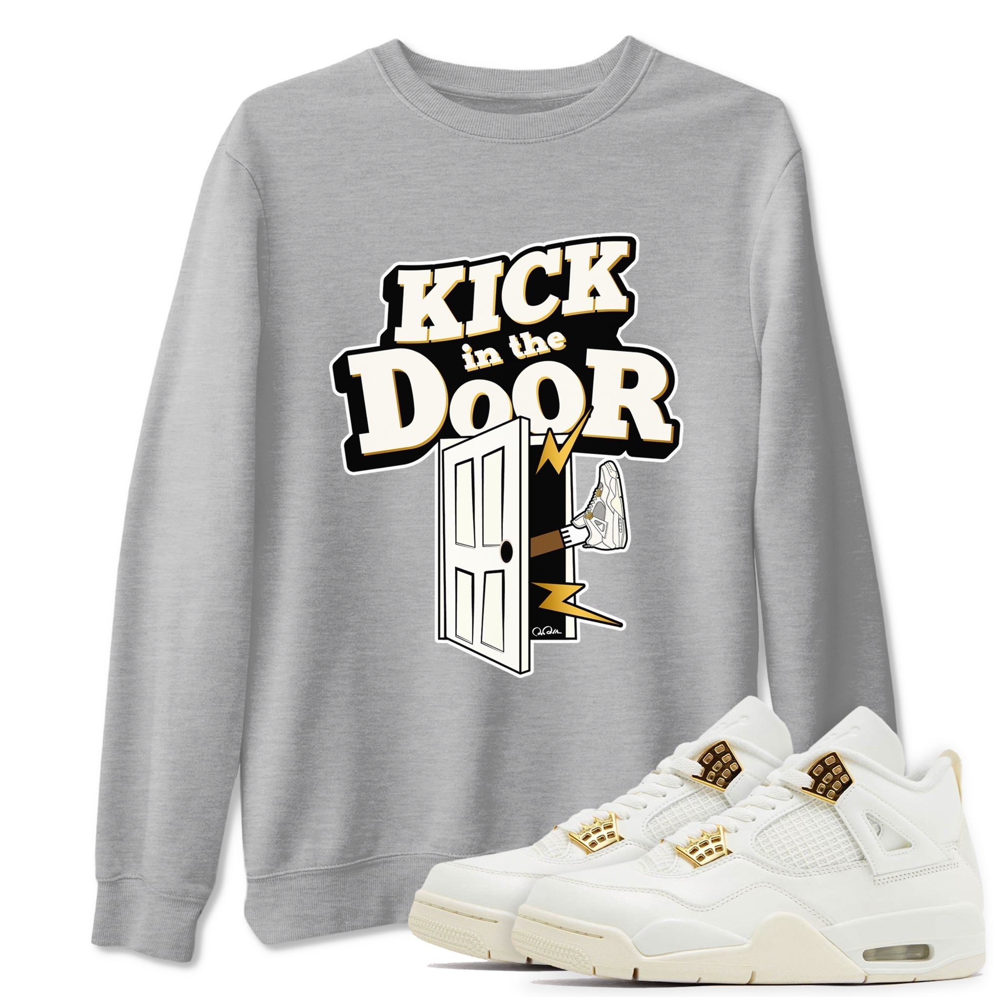 Kick In The Door snkmatch Tees - Air Jordan 4 Sail 2024