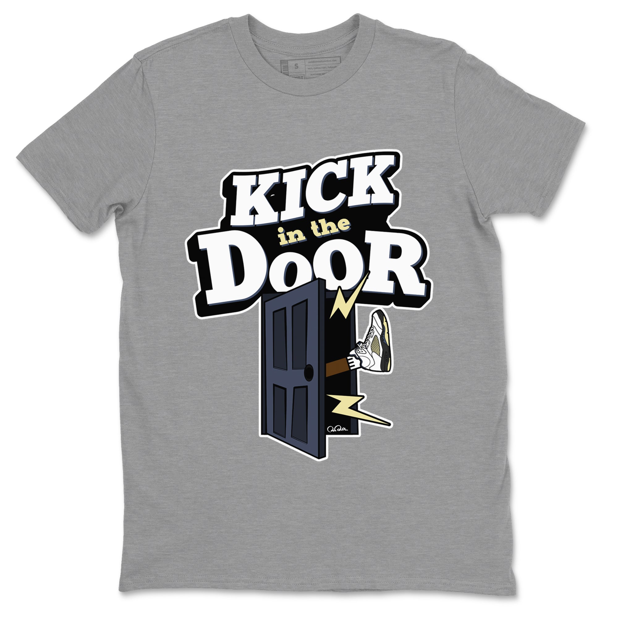 Kick In The Door snkmatch Tee - Air Jordan 5 A Ma Maniere x Photon Dust