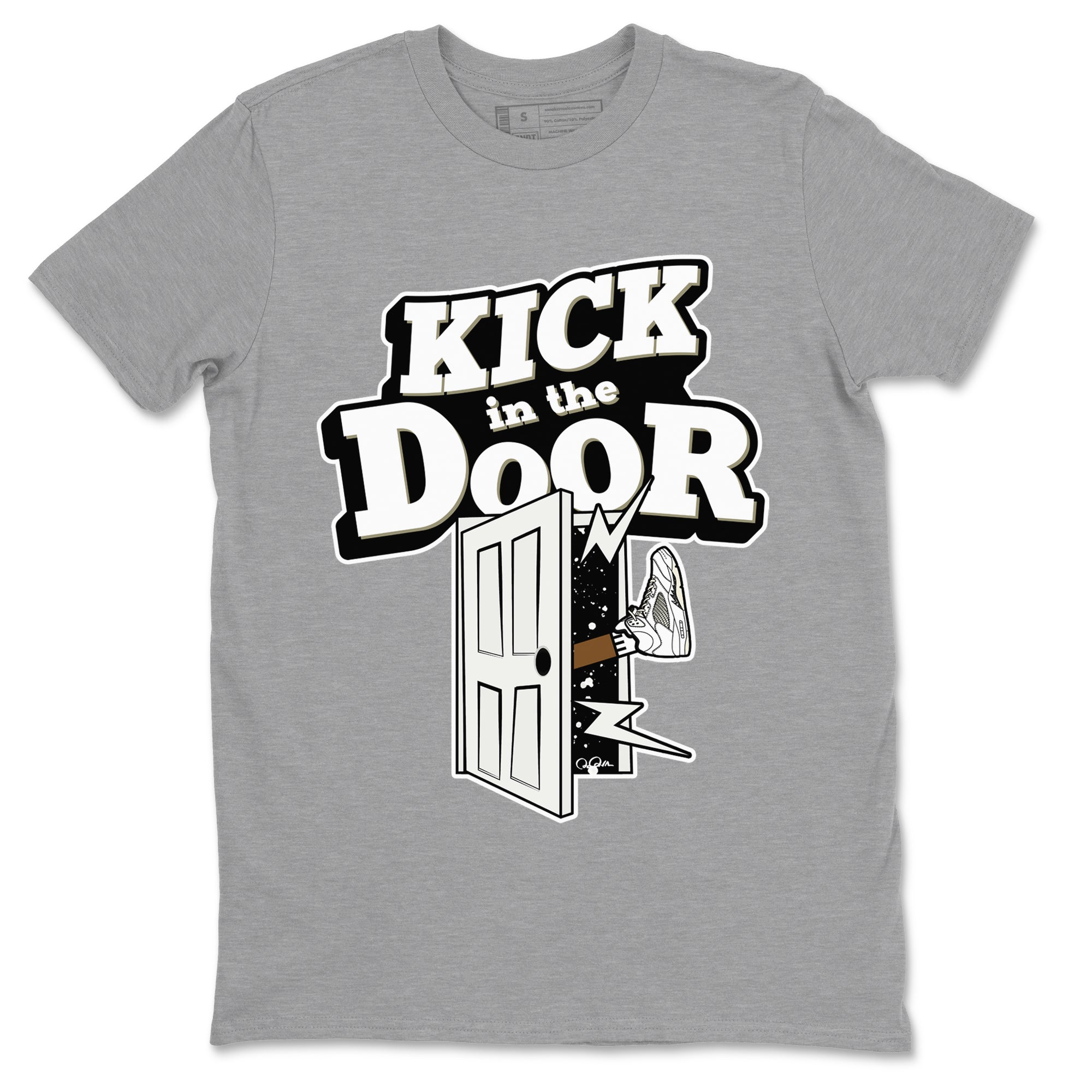 Kick In The Door snkmatch Tees - Air Jordan 5 Sail