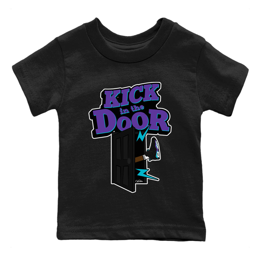 Kick In The Door Kids Tops - Air Jordan 6 Aqua
