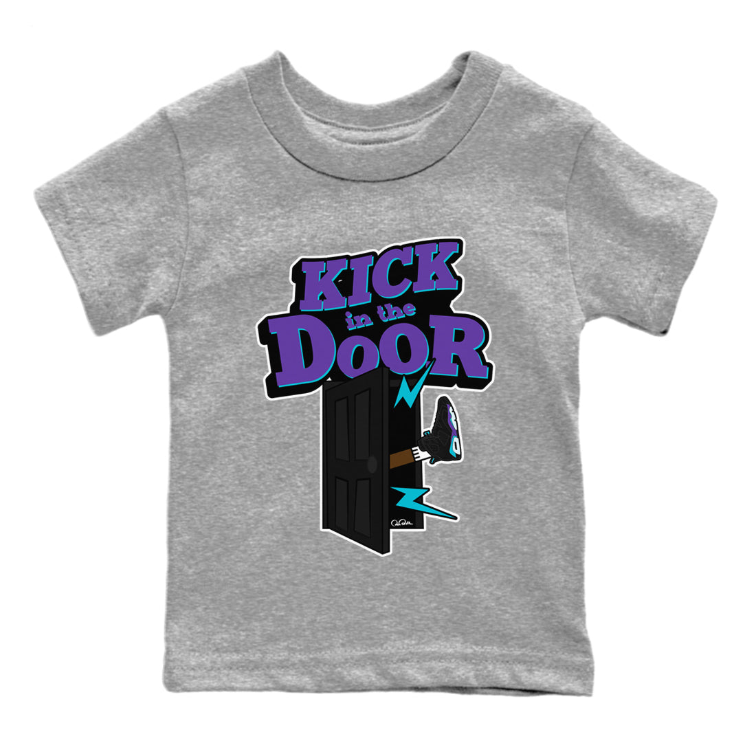 Kick In The Door Kids Tops - Air Jordan 6 Aqua