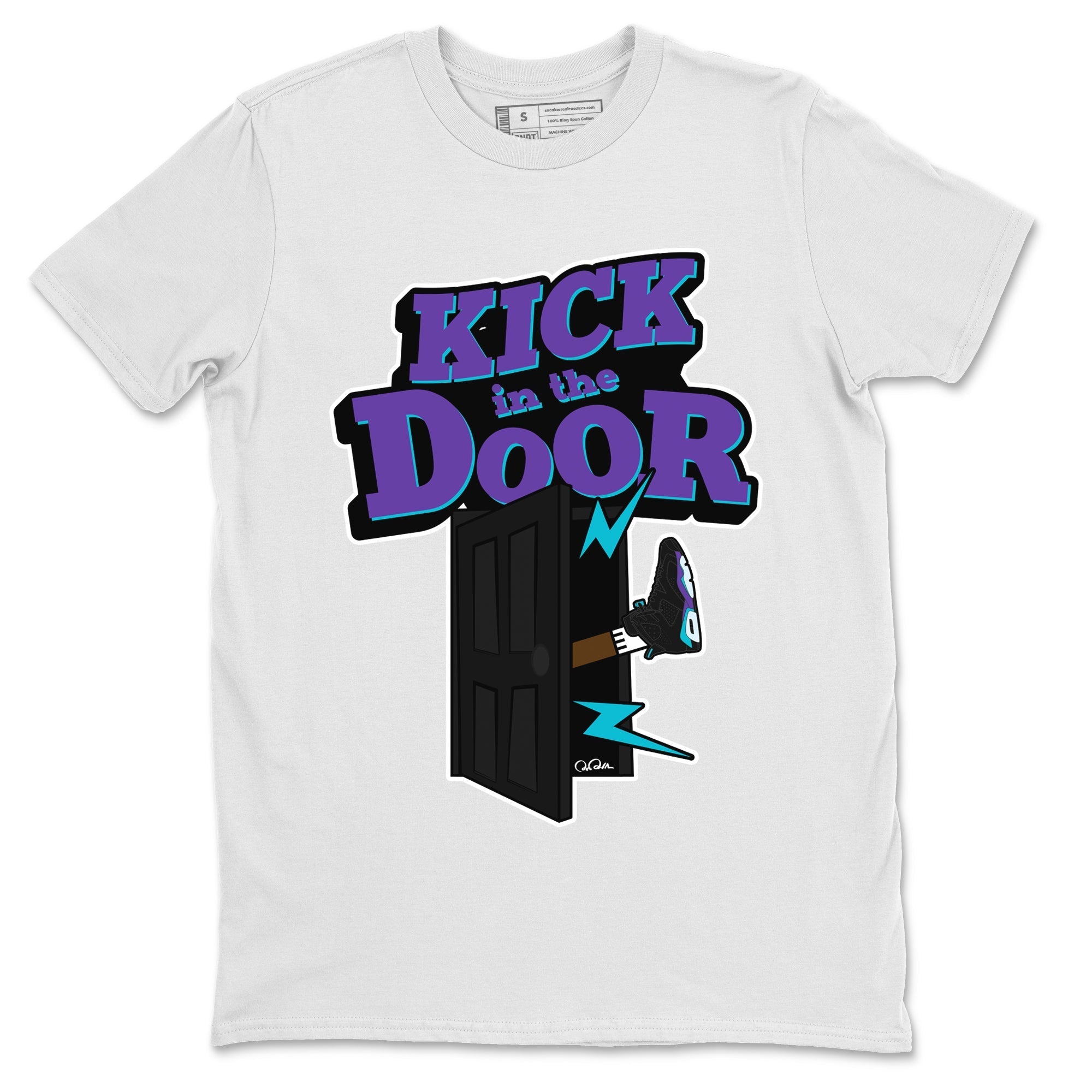 Kick In The Door Unisex Tops - Air Jordan 6 Aqua