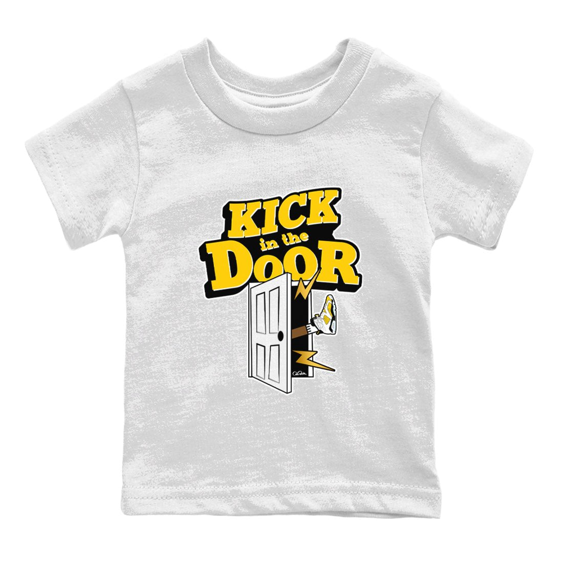 Kick In The Door snkmatch Tee Kids - Air Jordan 6 Yellow Ochre