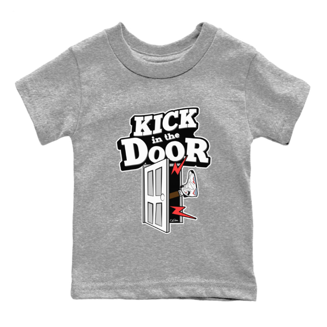 Kick In The Door Kids Tops - Air Jordan 7 White Infrared