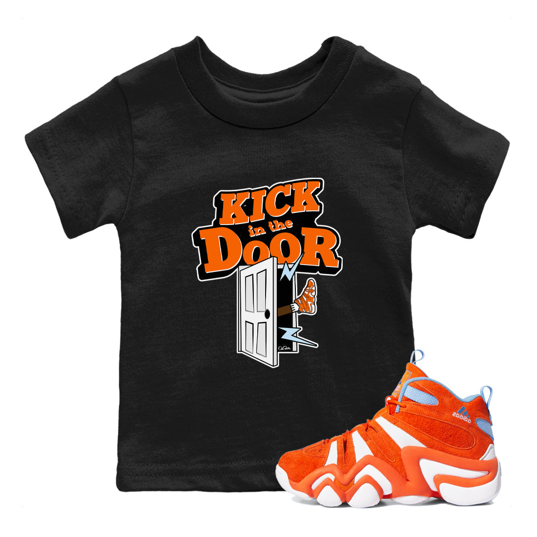 Kick In The Door snkmatch Tee Kids - Crazy 8 Team Orange