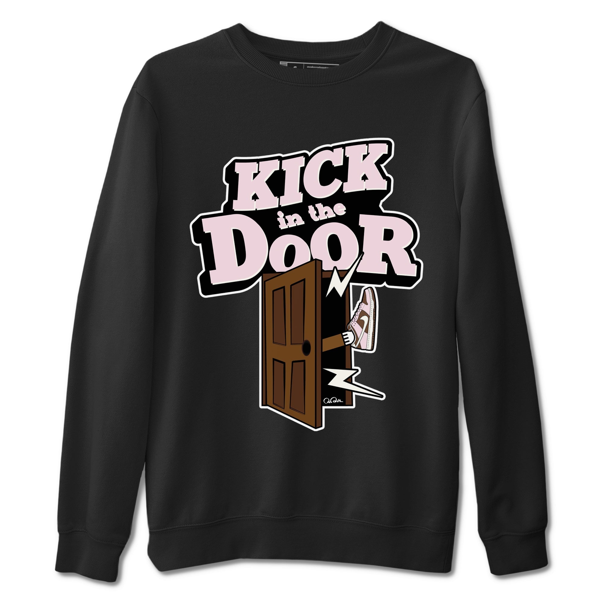 Kick In The Door snkmatch Tees - Dunk Cacao Wow And Pink Foam