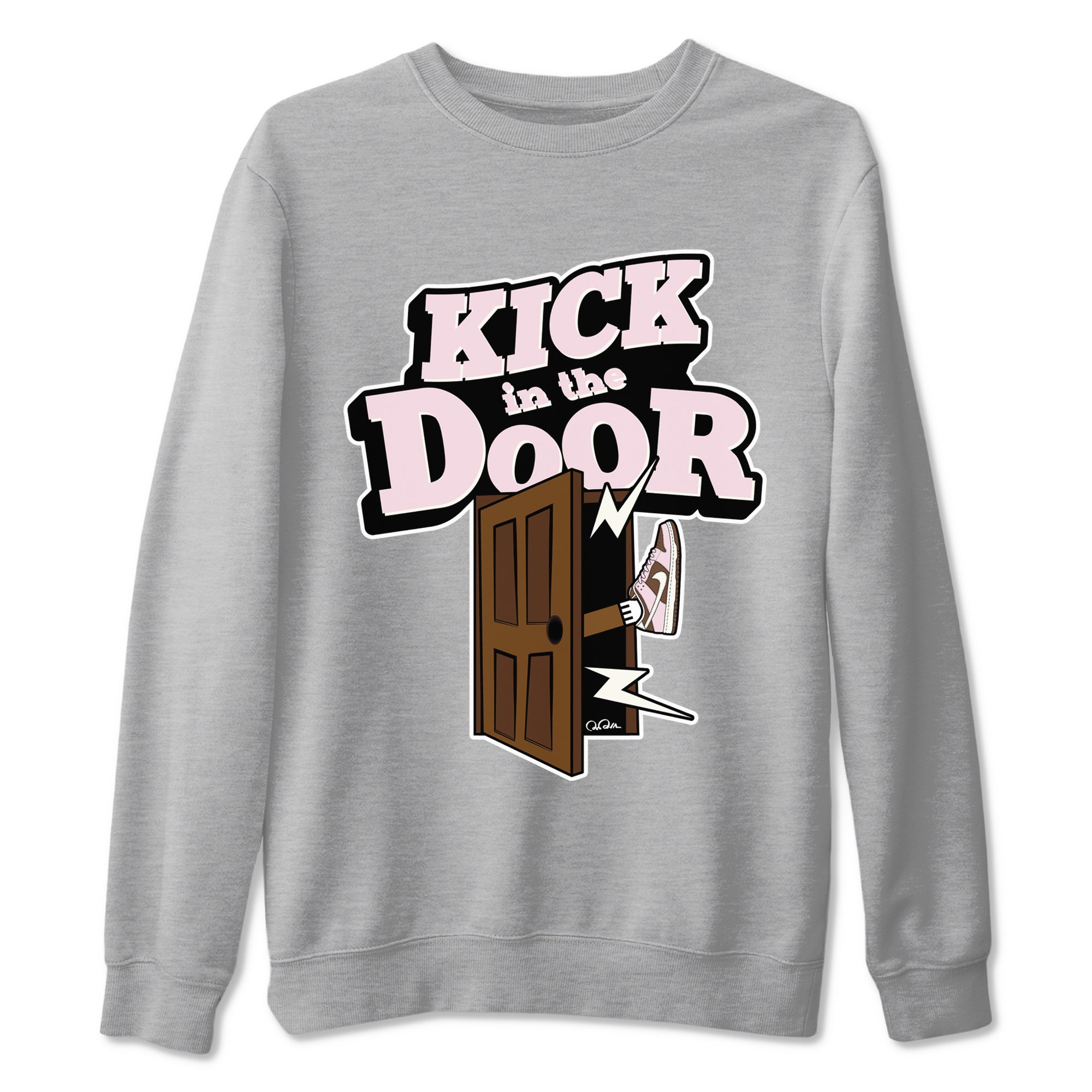 Kick In The Door snkmatch Tees - Dunk Cacao Wow And Pink Foam
