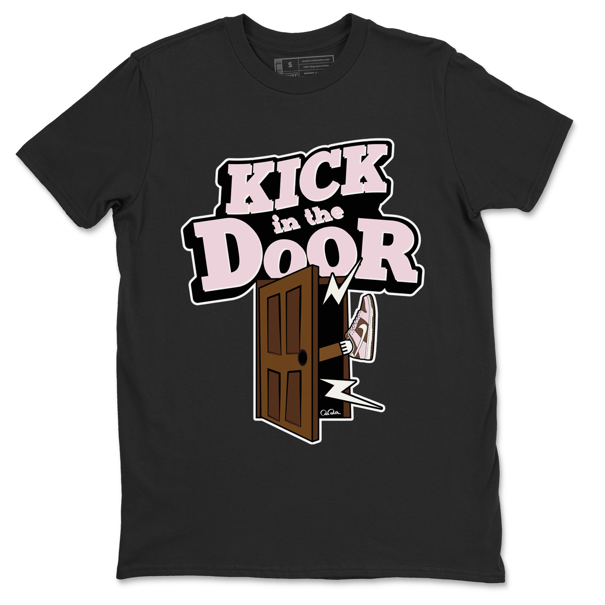 Kick In The Door snkmatch Tees - Dunk Cacao Wow And Pink Foam