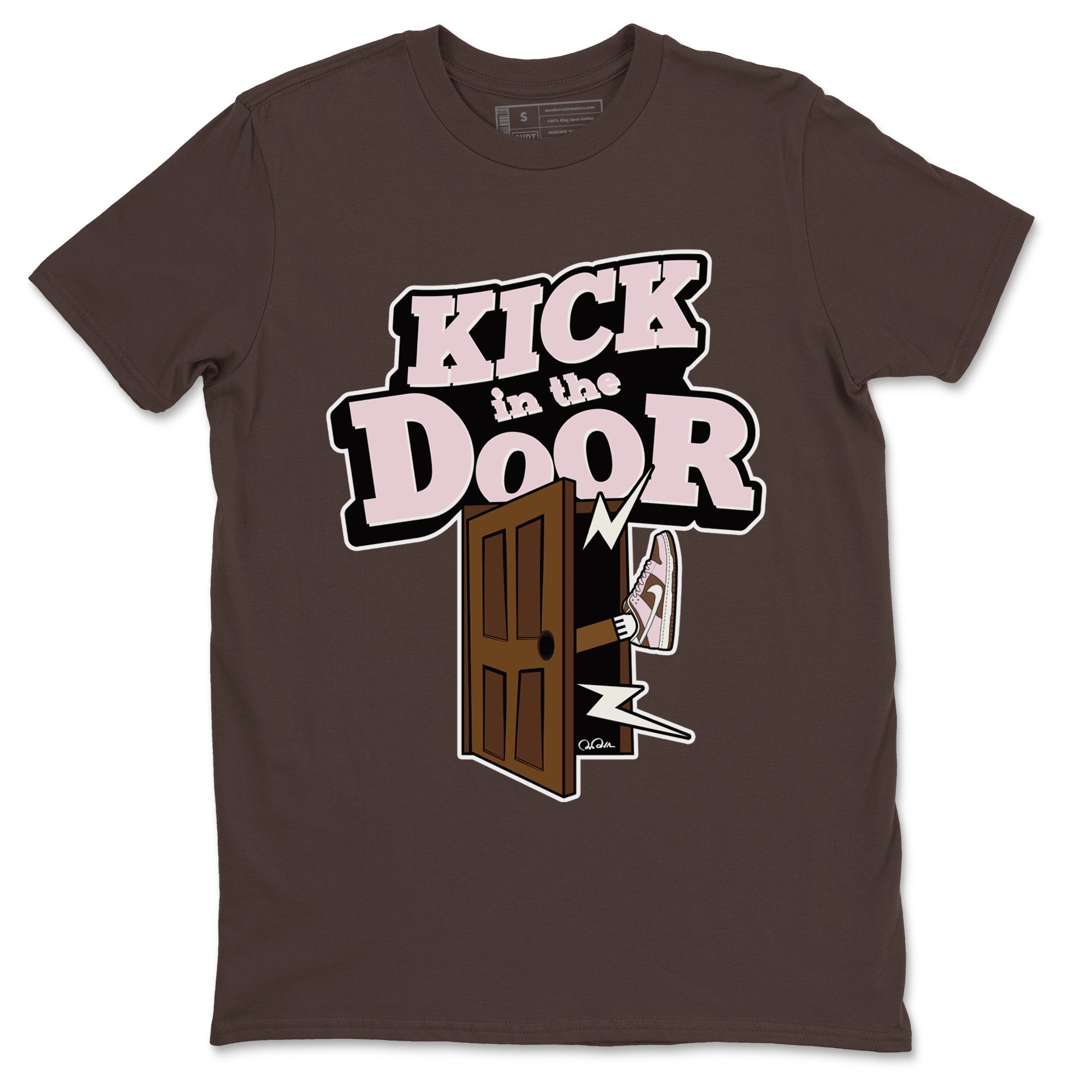 Kick In The Door snkmatch Tees - Dunk Cacao Wow And Pink Foam