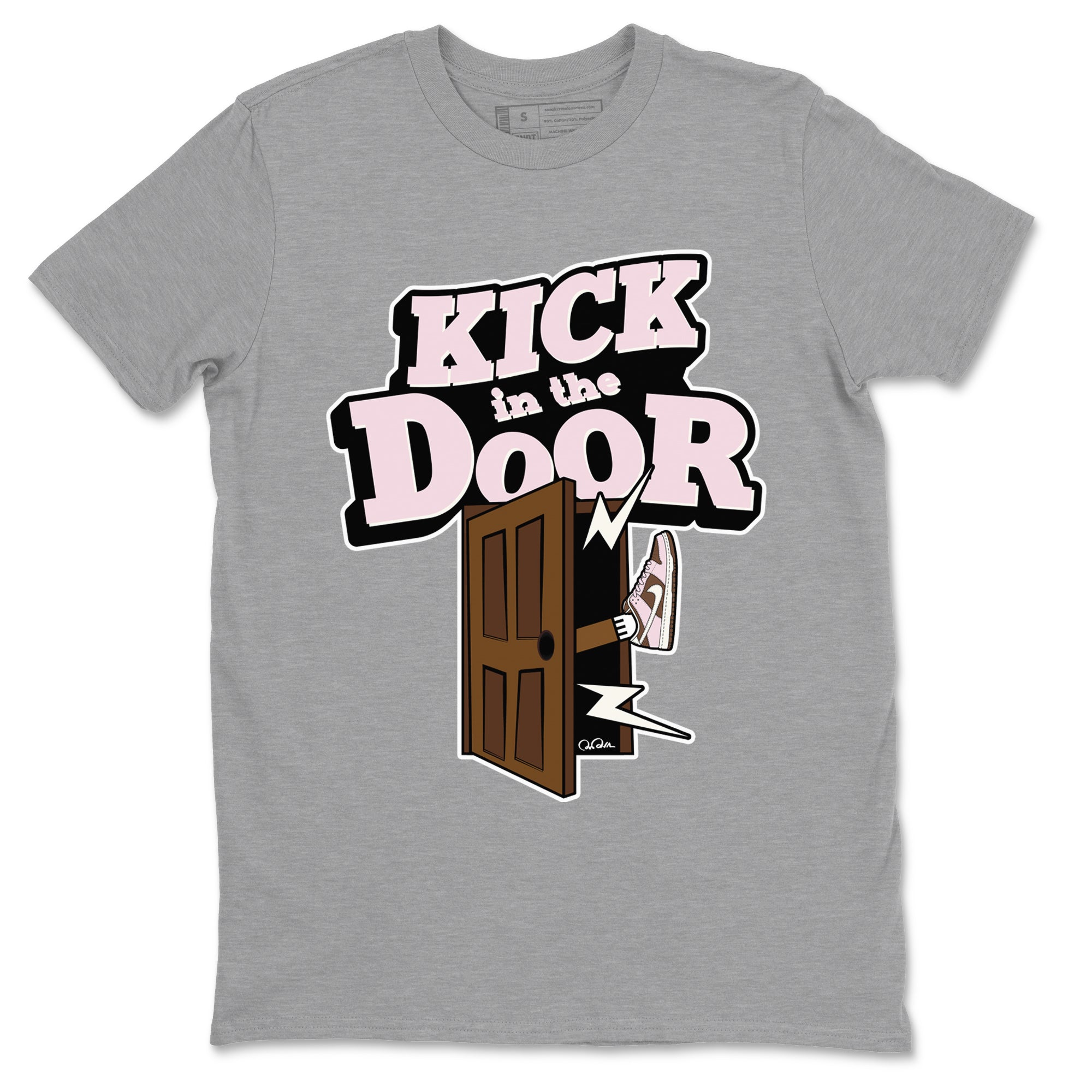 Kick In The Door snkmatch Tees - Dunk Cacao Wow And Pink Foam