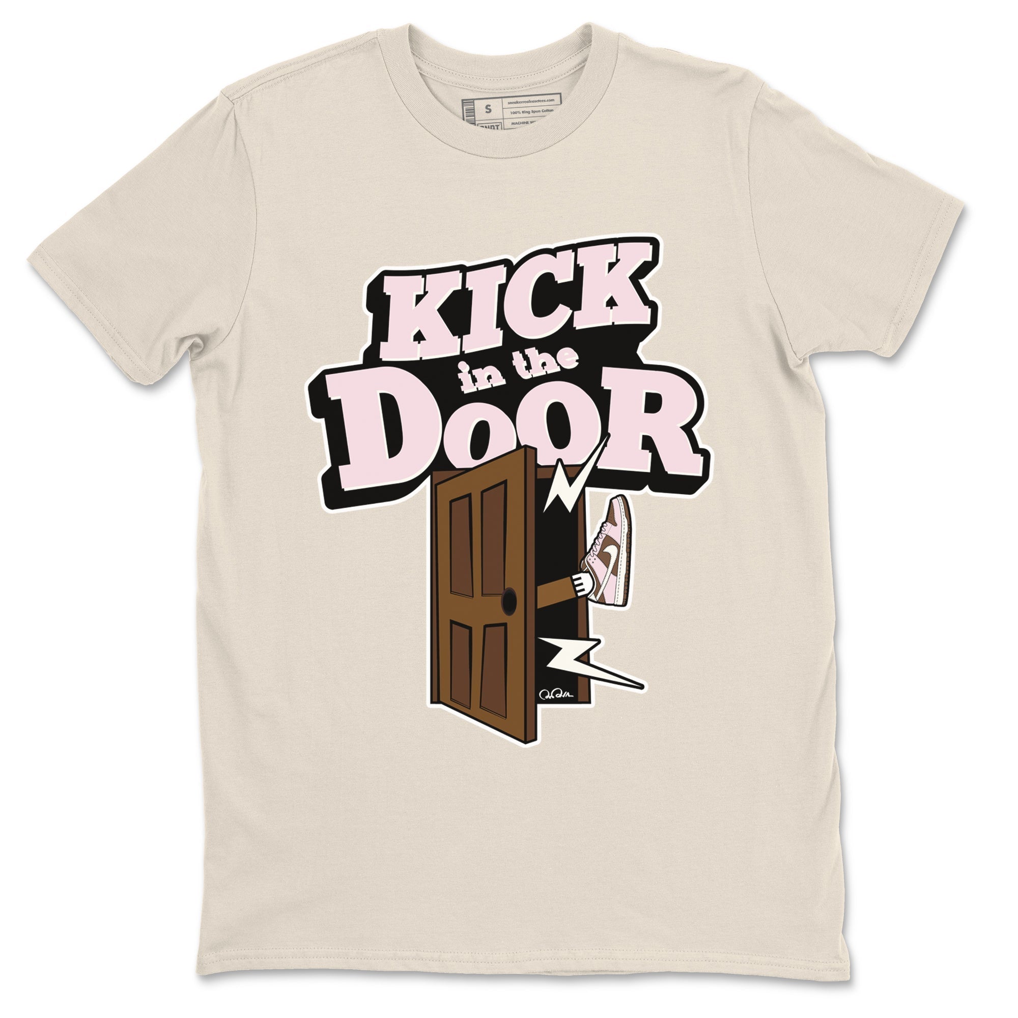 Kick In The Door snkmatch Tees - Dunk Cacao Wow And Pink Foam