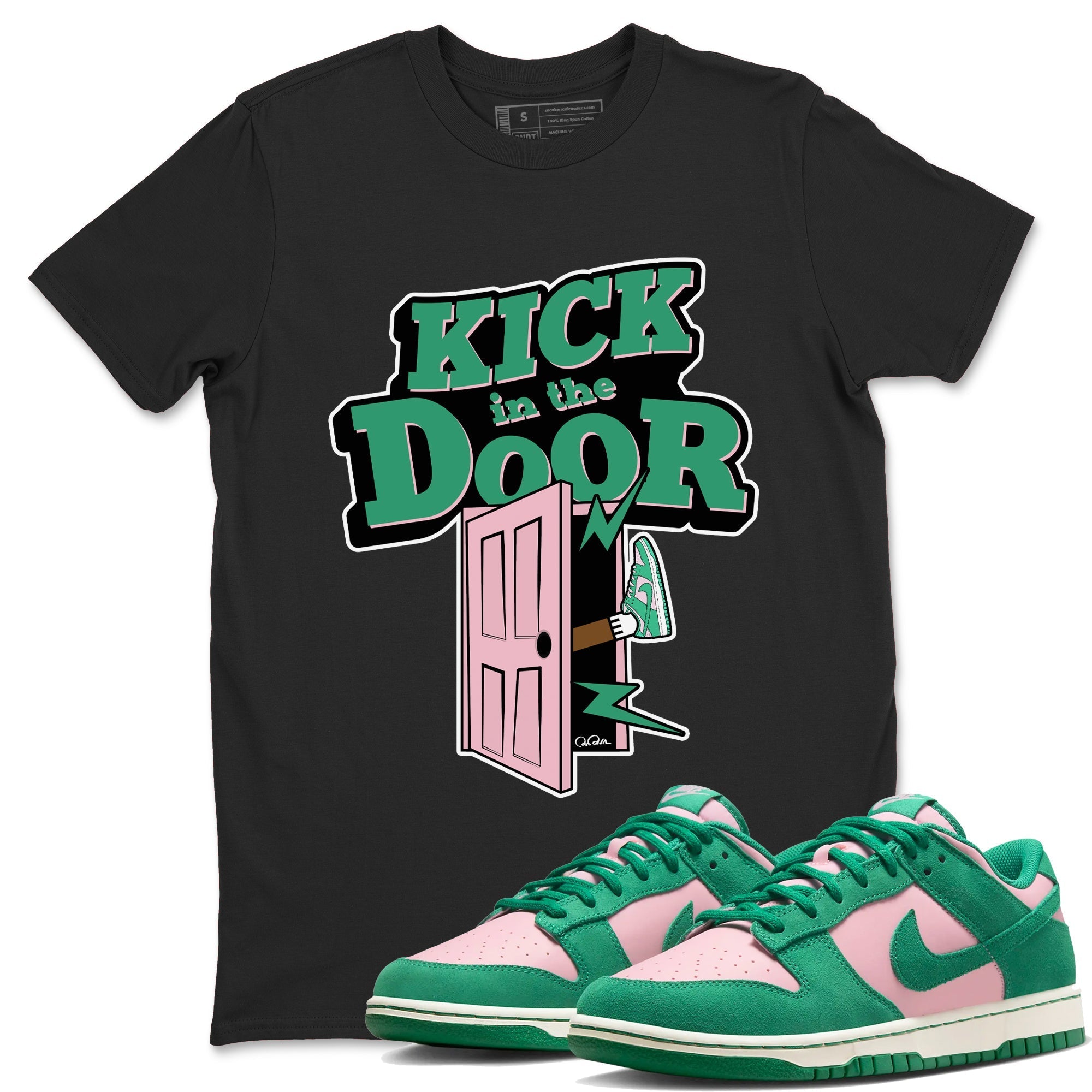 Kick In The Door snkmatch Tees - Dunk Medium Soft Pink Malachite