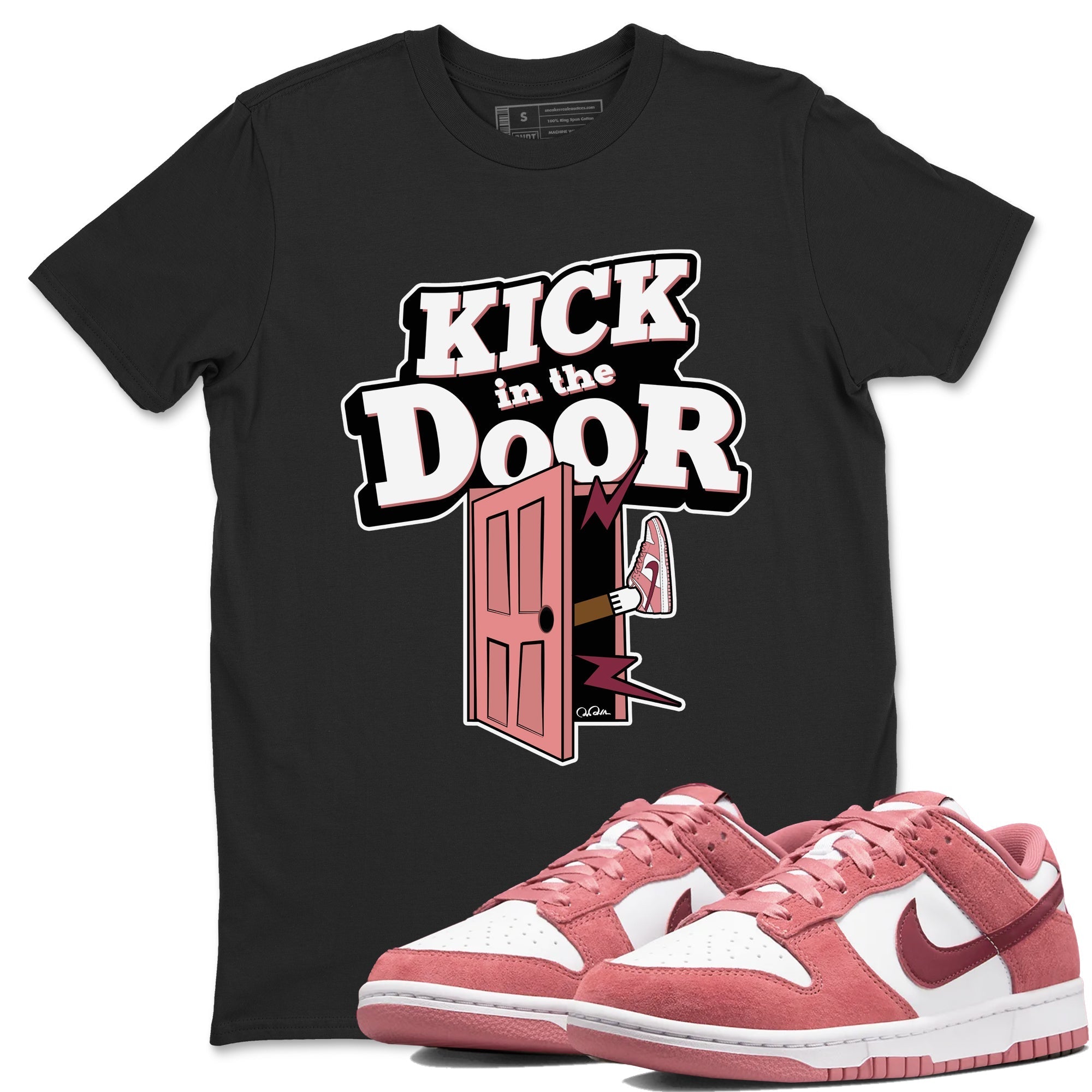 Kick In The Door snkmatch Tee - Dunk Valentines Day 2024