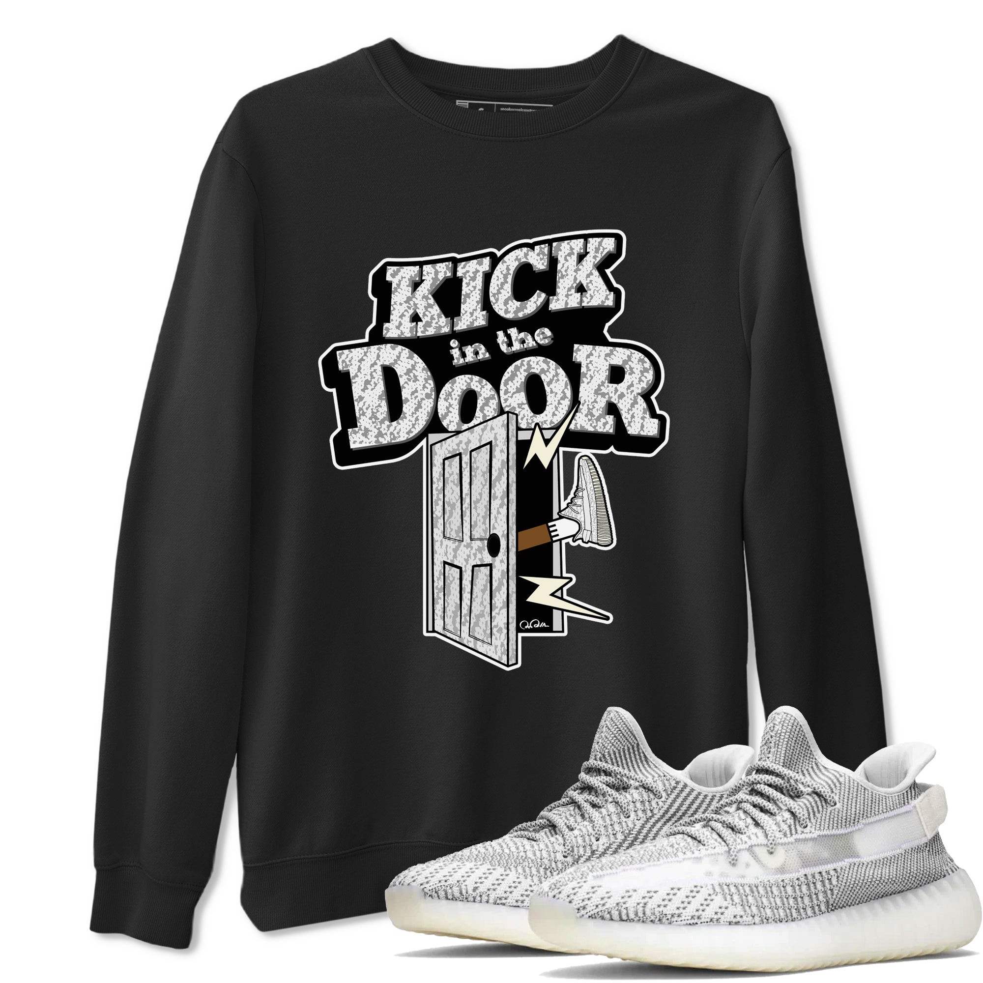 Kick In The Door snkmatch Tee - Yeezy 350 Static