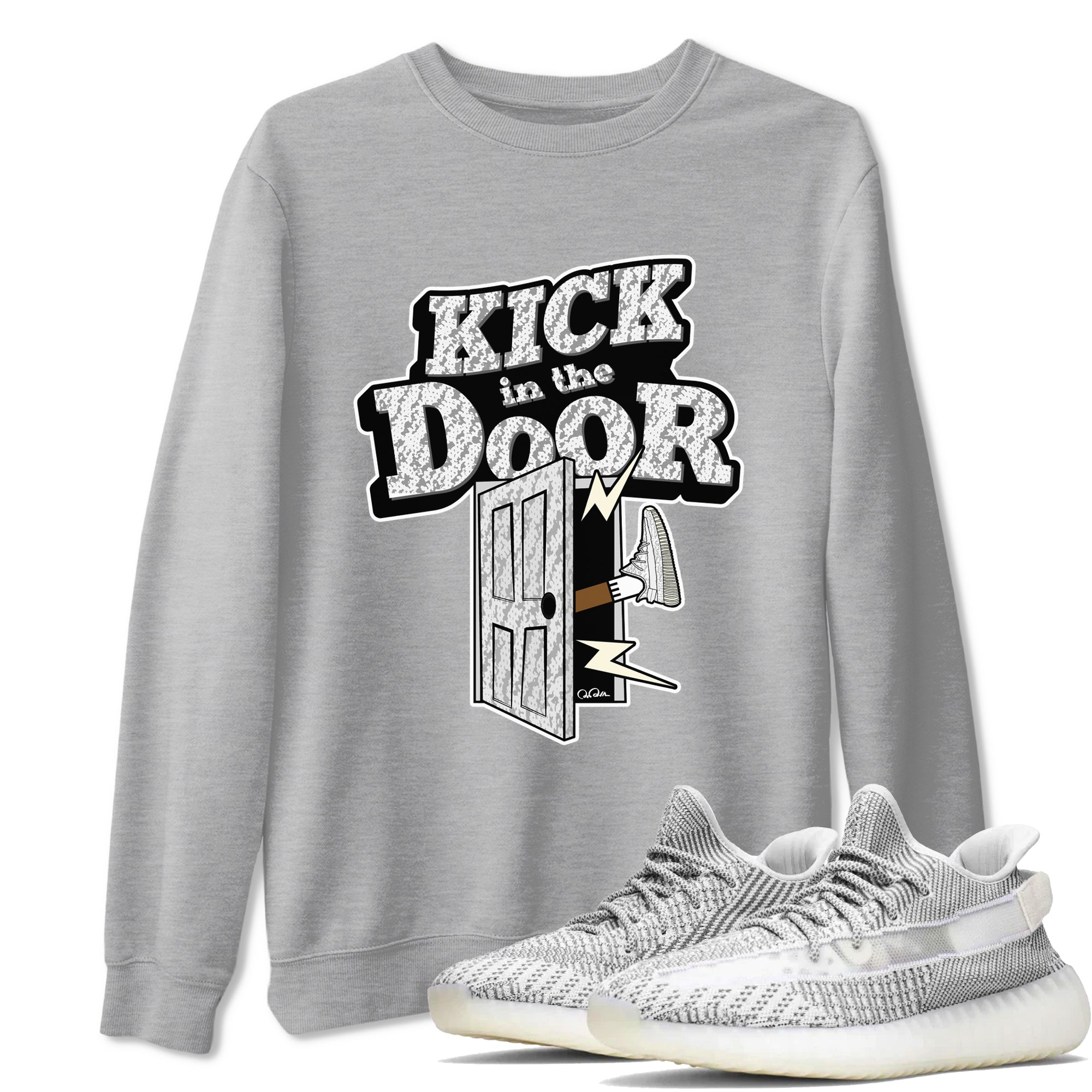 Kick In The Door snkmatch Tee - Yeezy 350 Static
