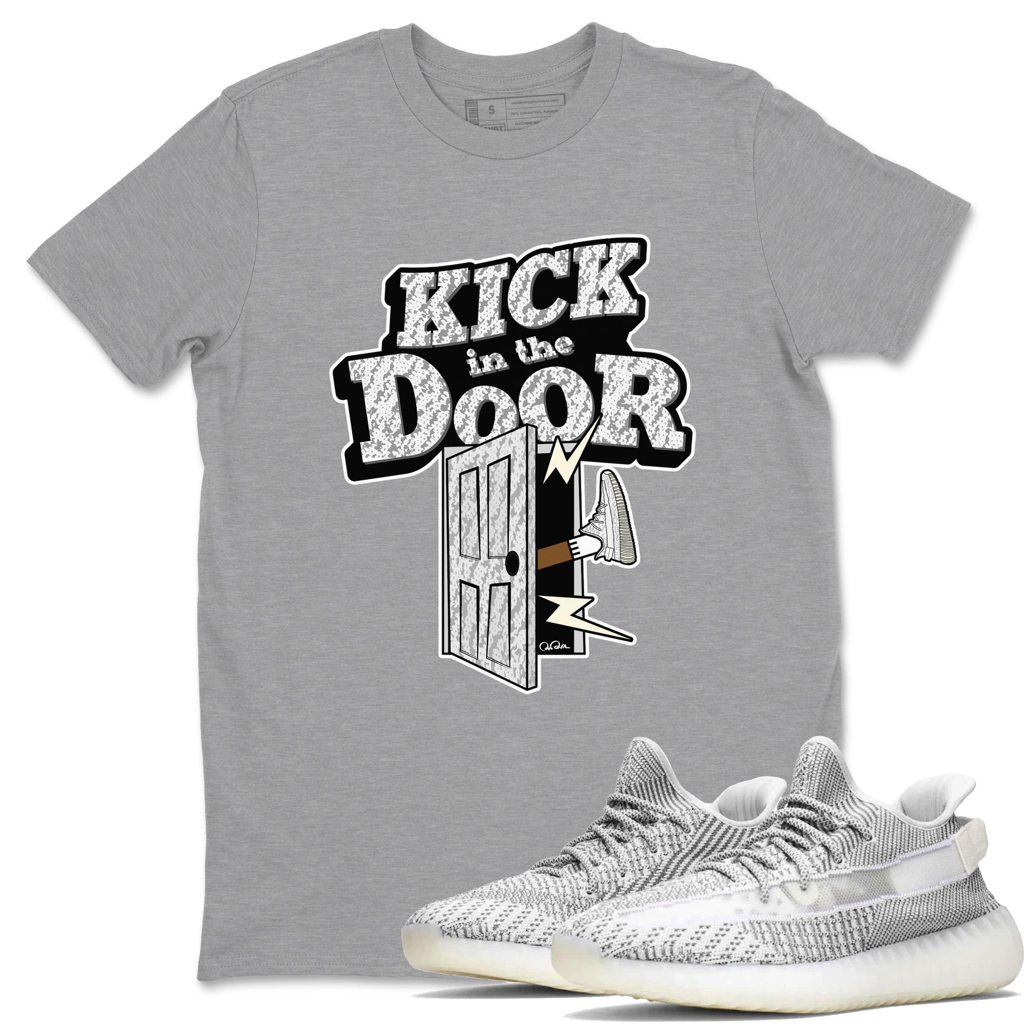 Kick In The Door snkmatch Tee - Yeezy 350 Static