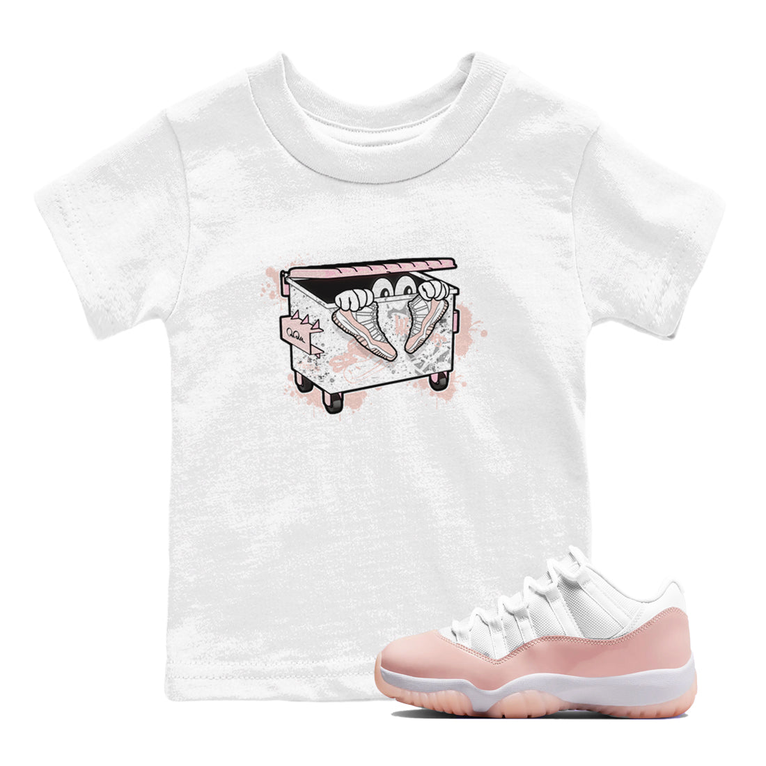 Kick Trash snkmatch Tees Kids - Air Jordan 11 Legend Pink