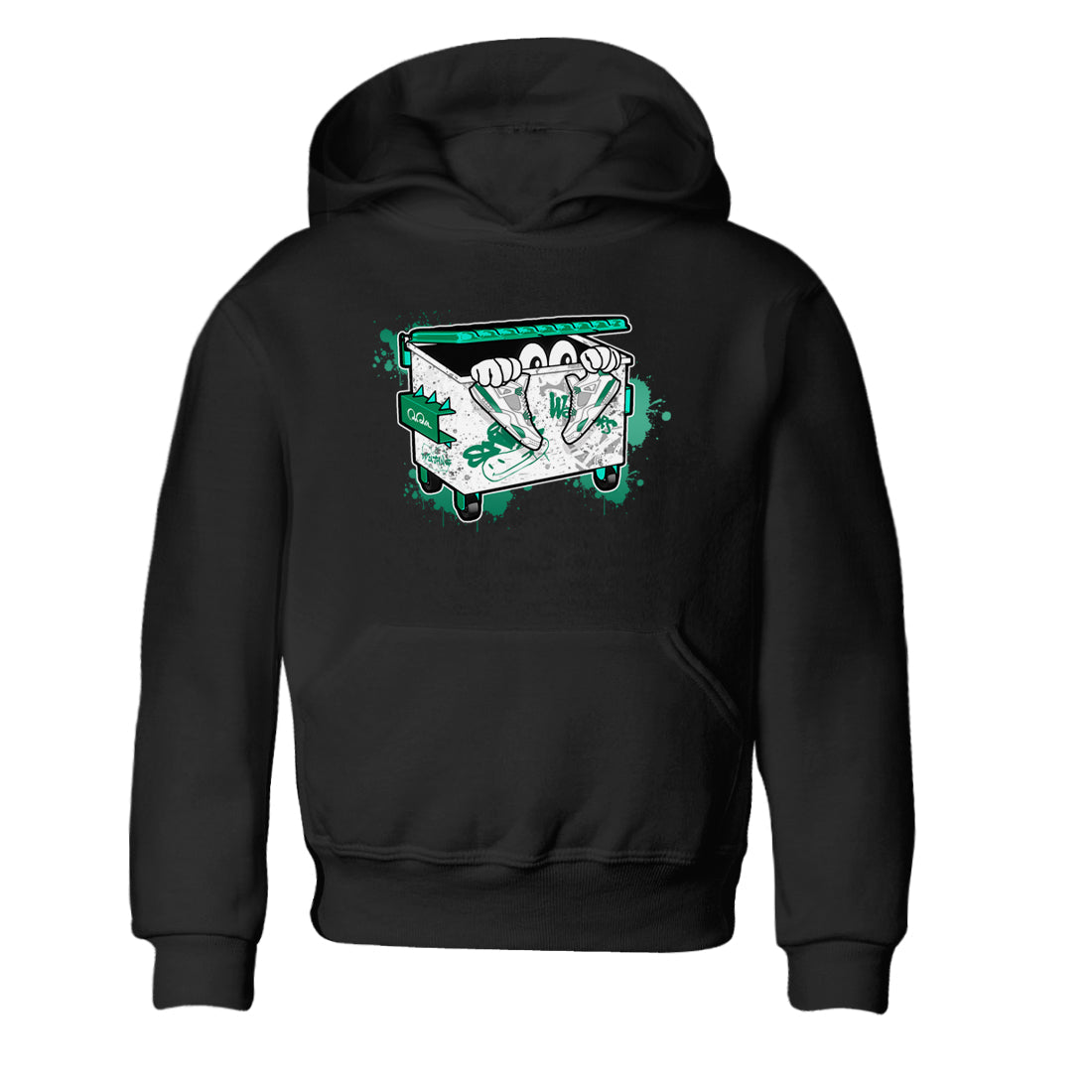 Kick Trash snkmatch Tees Kids - Air Jordan 4 Oxidized Green