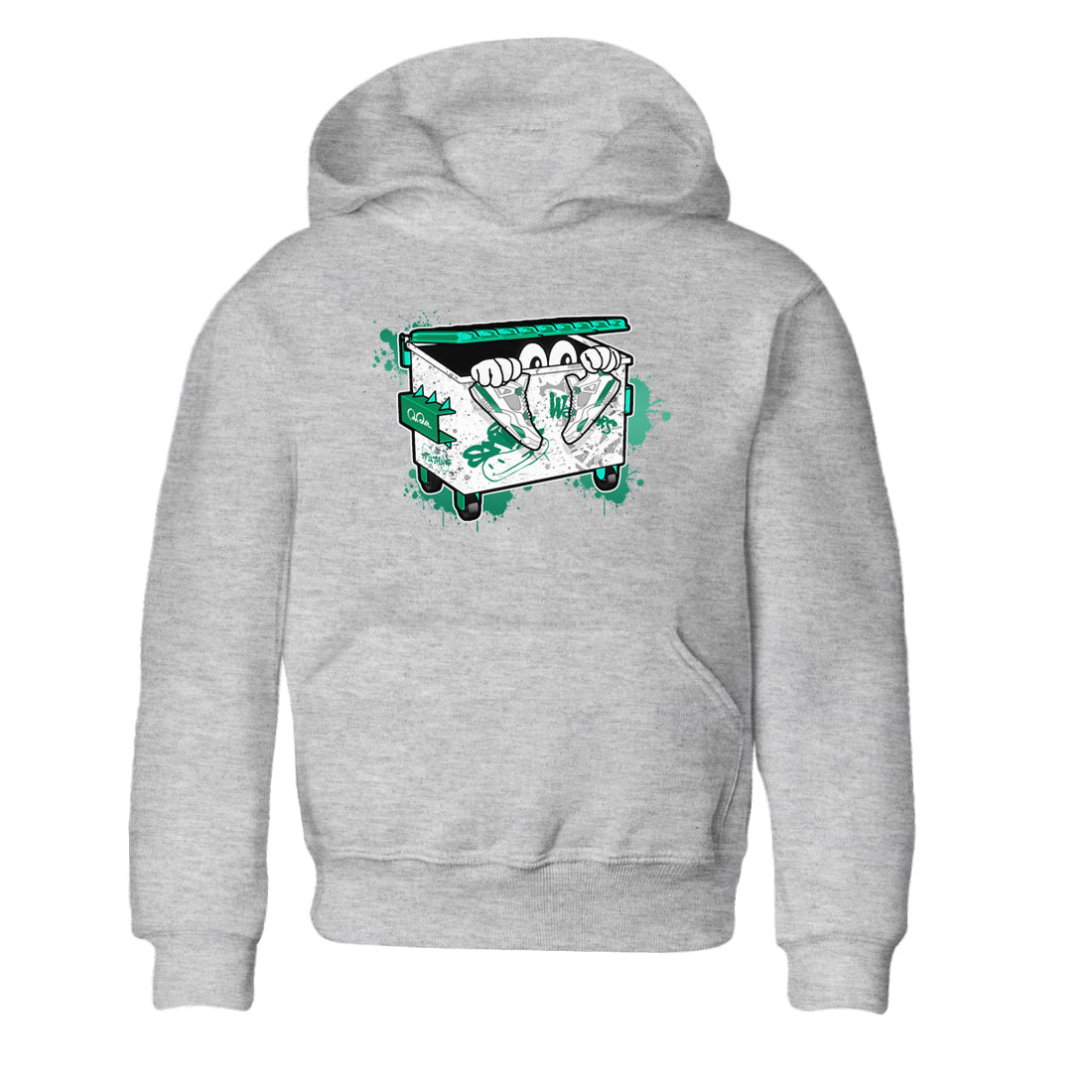 Kick Trash snkmatch Tees Kids - Air Jordan 4 Oxidized Green