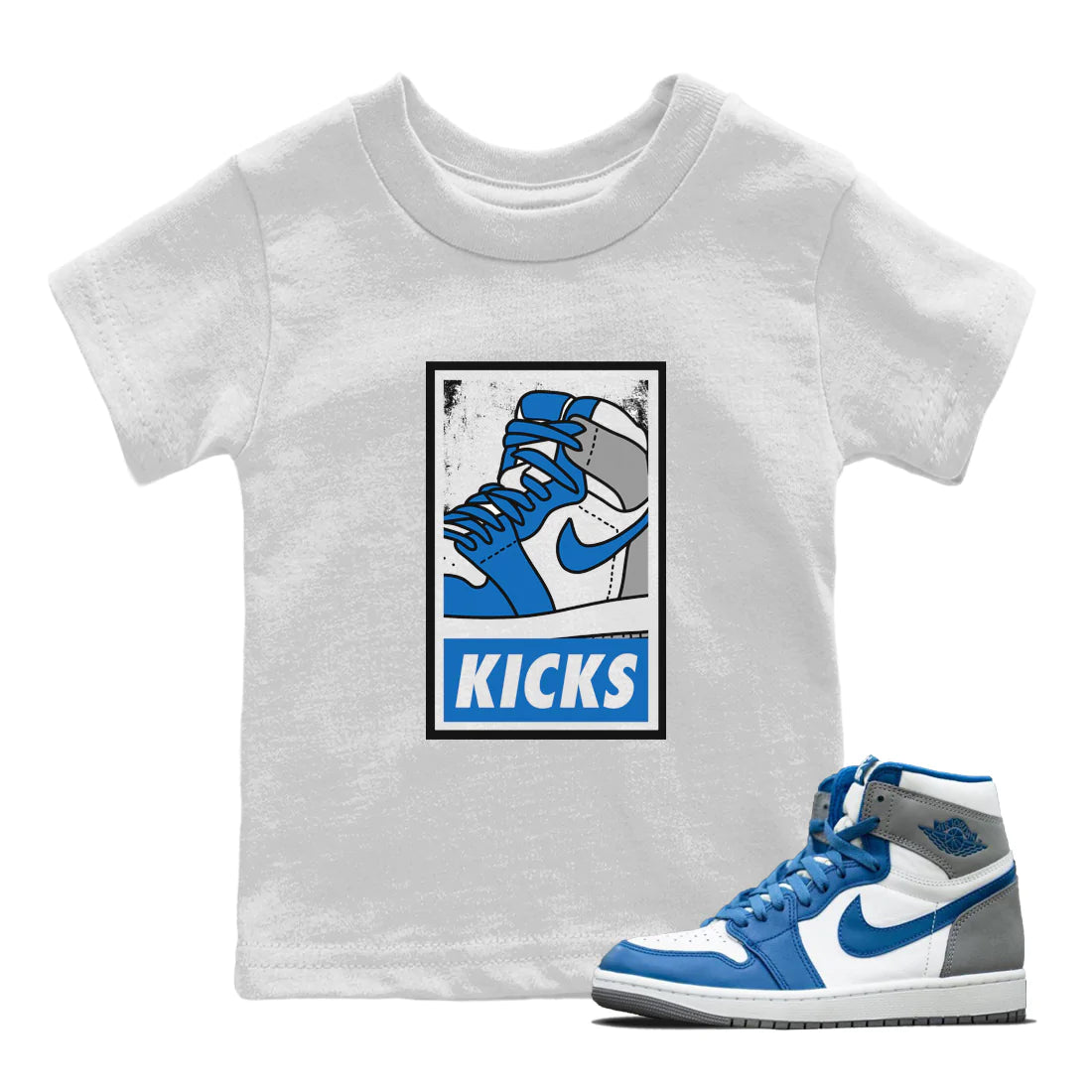 KICKS Kids Tops - Air Jordan 1 True Blue