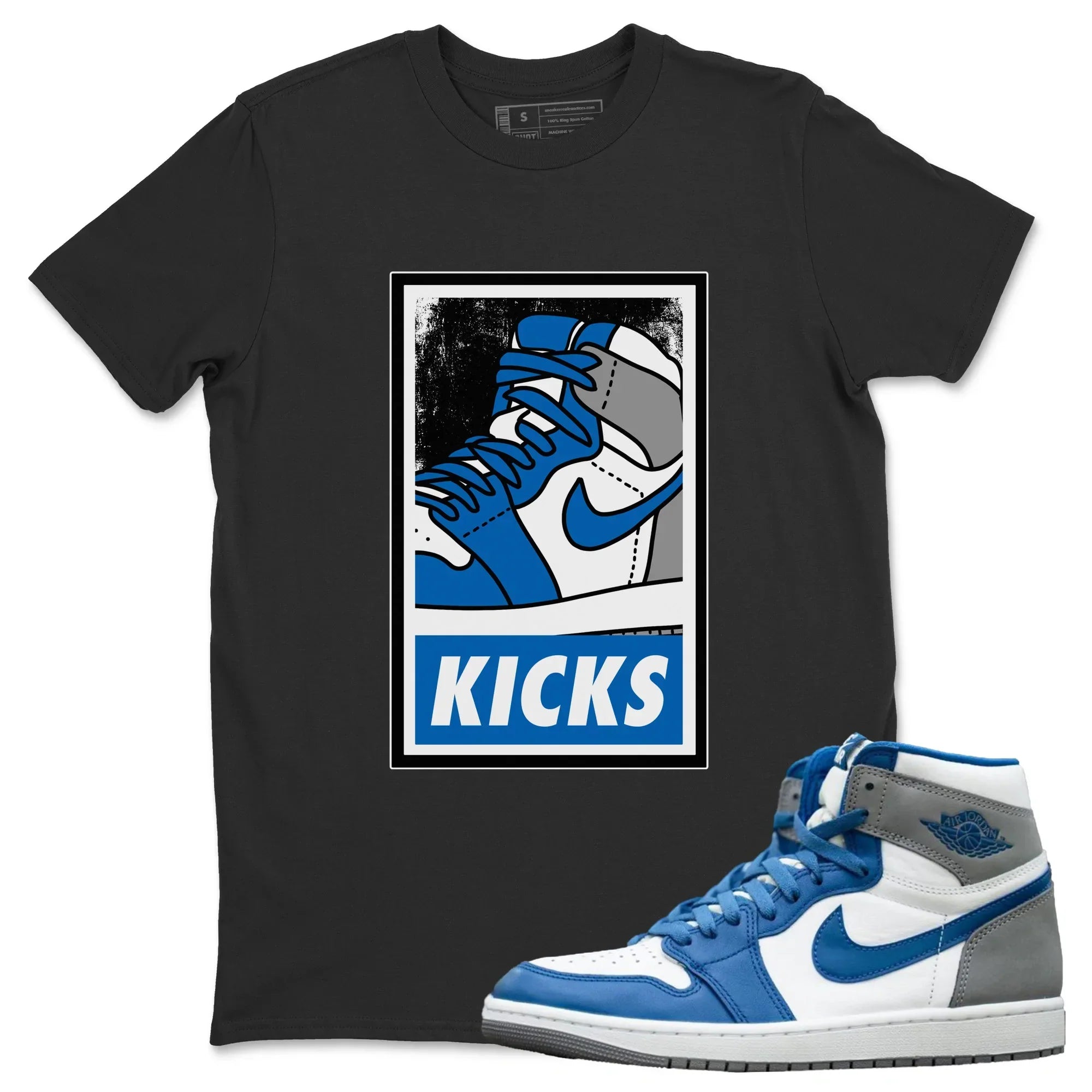 KICKS Unisex Tops - Air Jordan 1 True Blue