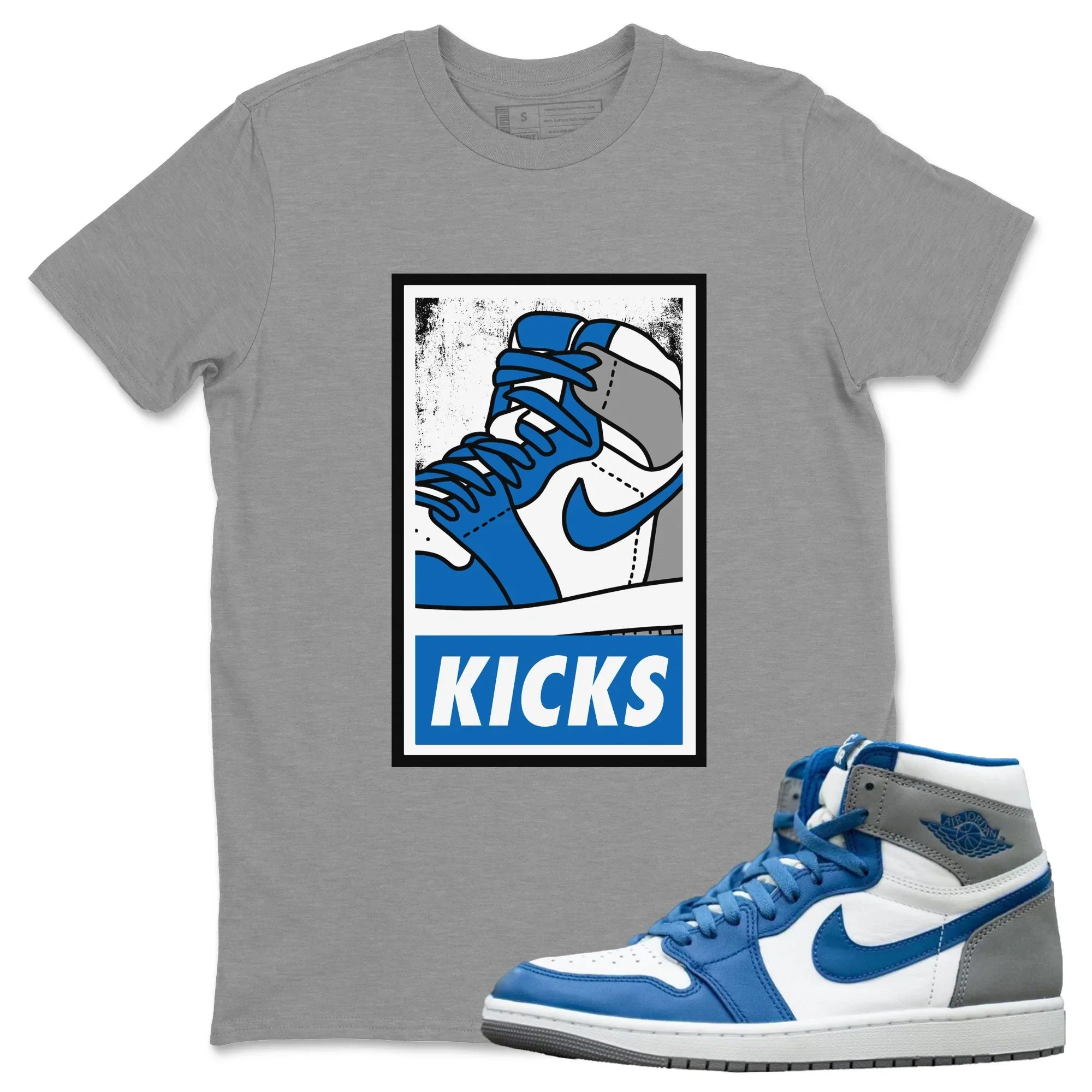 KICKS Unisex Tops - Air Jordan 1 True Blue