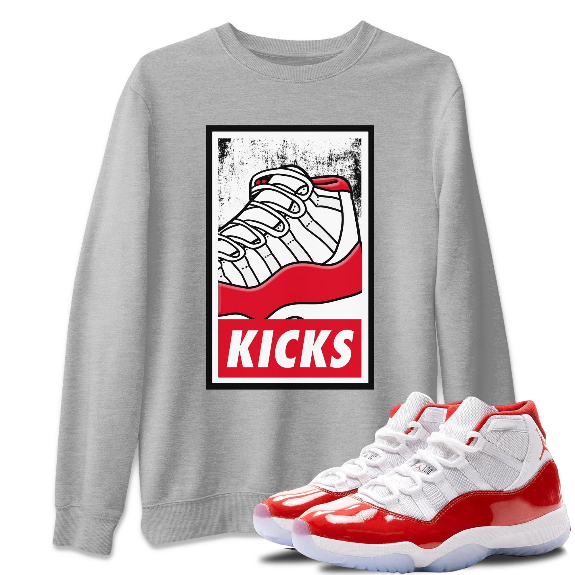 KICKS Unisex Tops - Air Jordan 11 Cherry