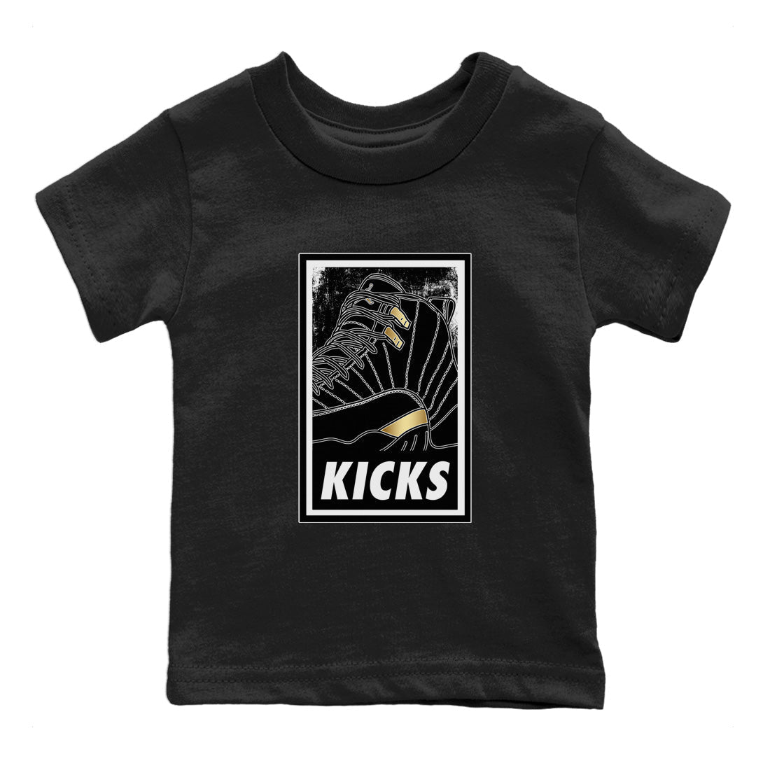 KICKS Kids Tops - Air Jordan 12 Black Taxi