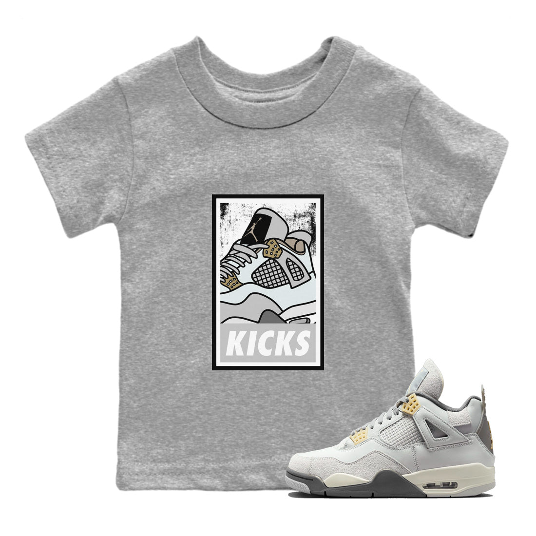 KICKS Kids Tops - Air Jordan 4 Craft