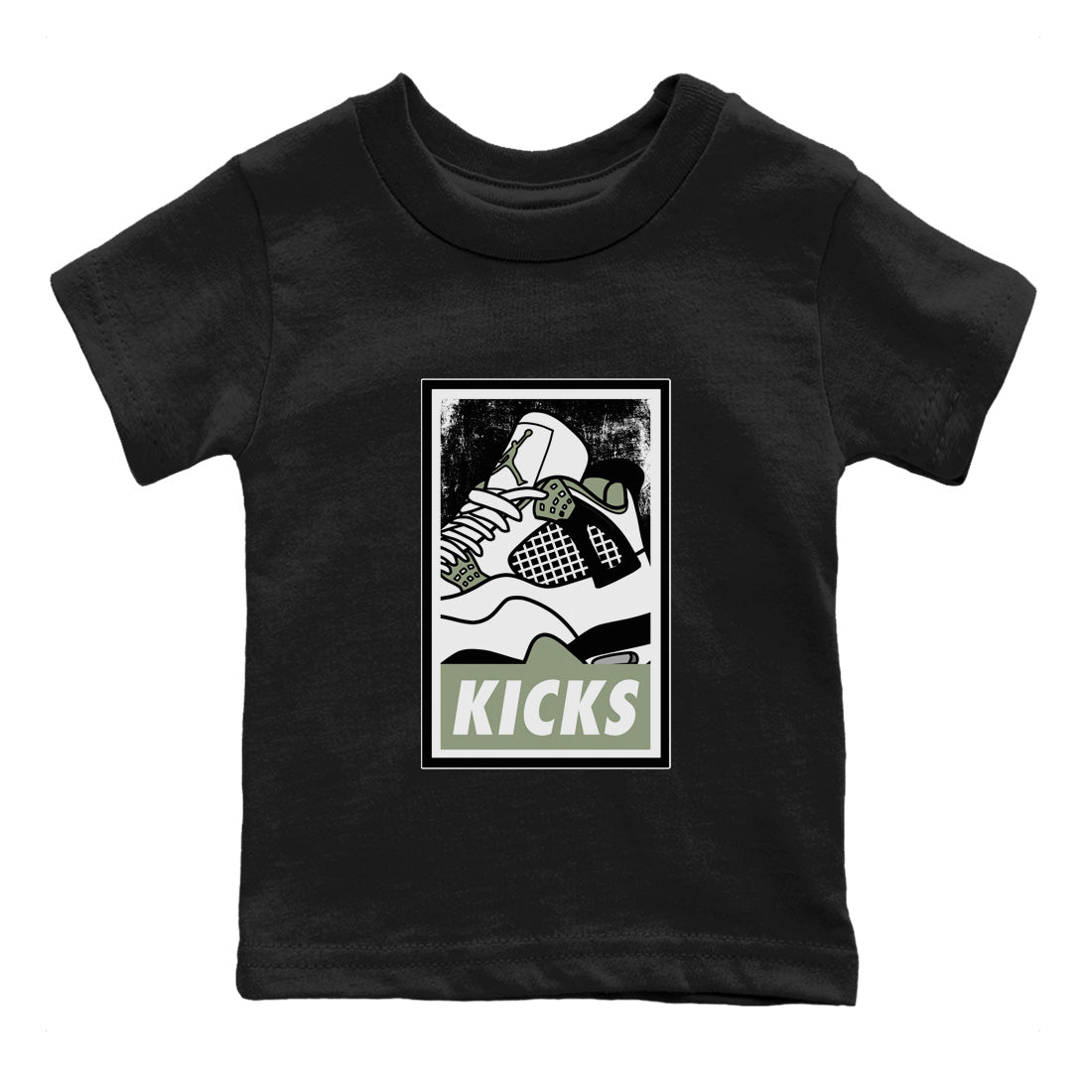 KICKS Kids Tops - Air Jordan 4 Seafoam