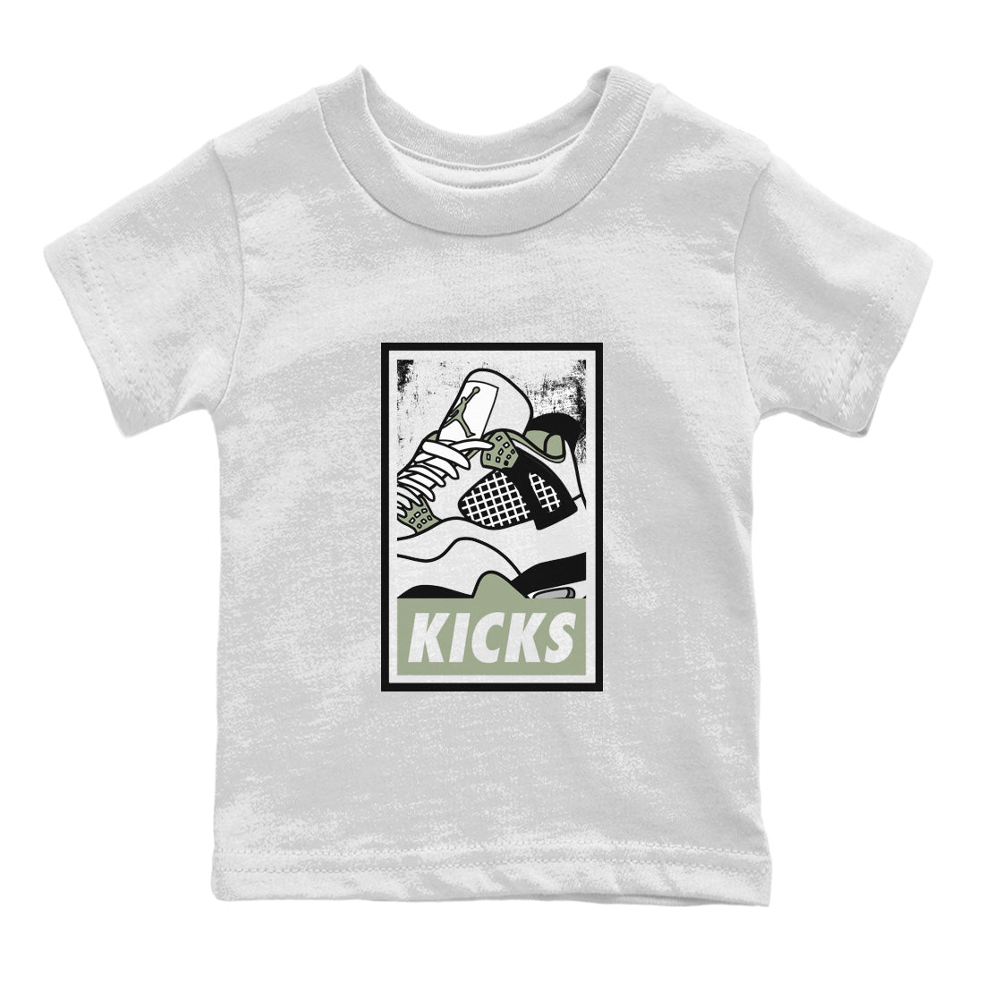 KICKS Kids Tops - Air Jordan 4 Seafoam