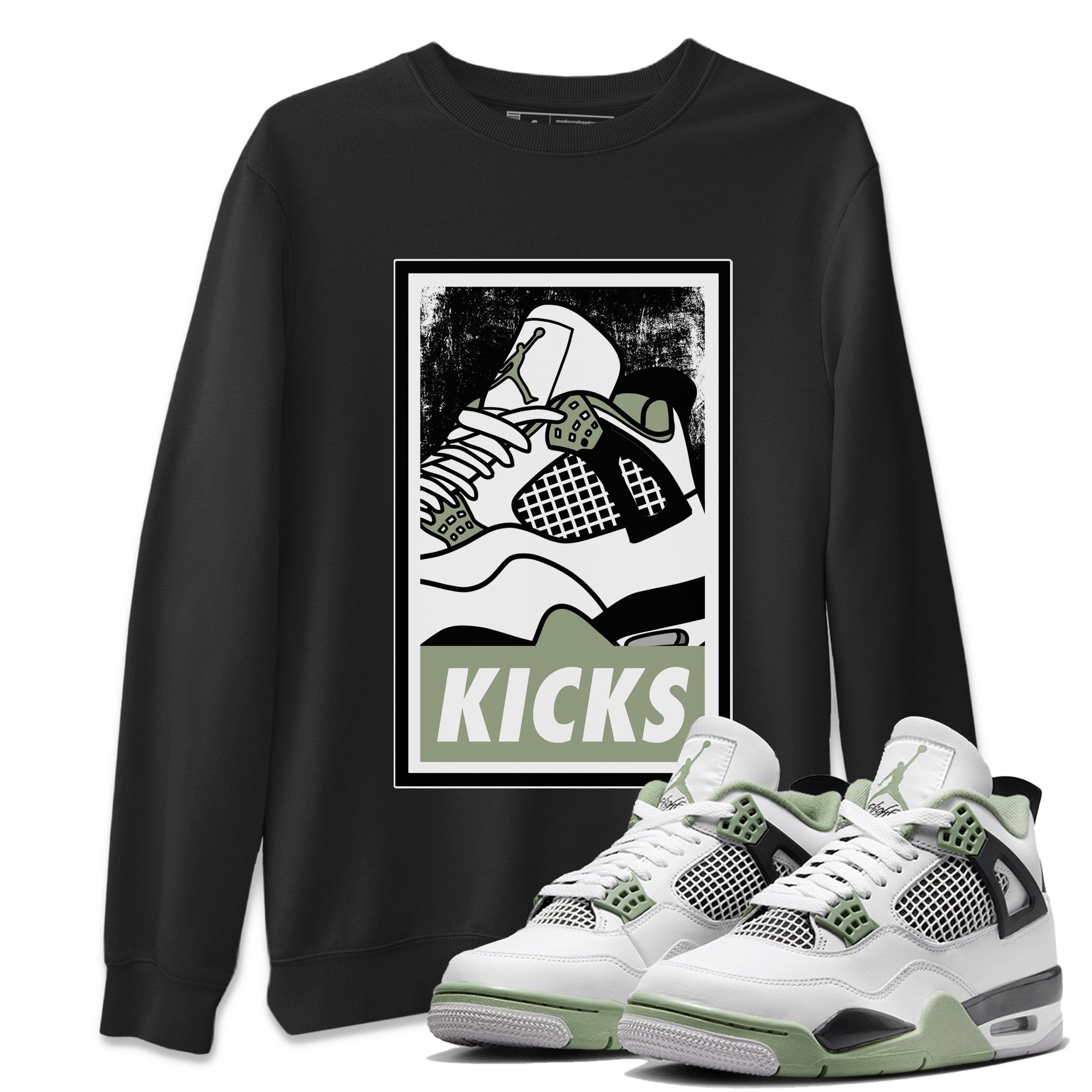 KICKS Unisex Tops - Air Jordan 4 Seafoam