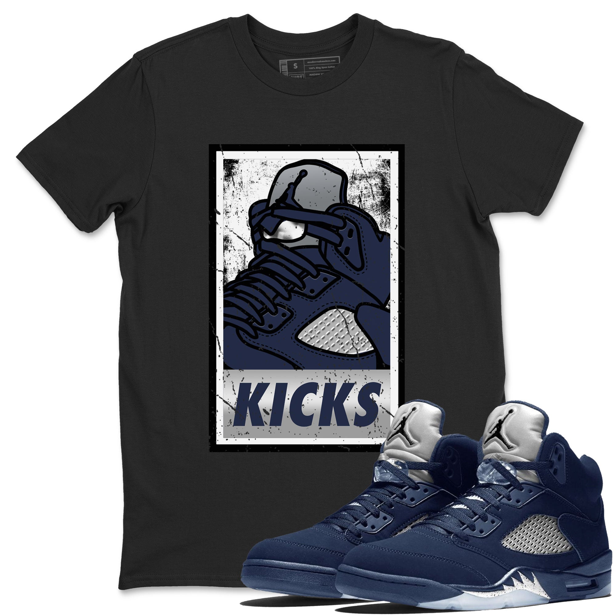 KICKS snkmatch Tee - Air Jordan 5 Georgetown