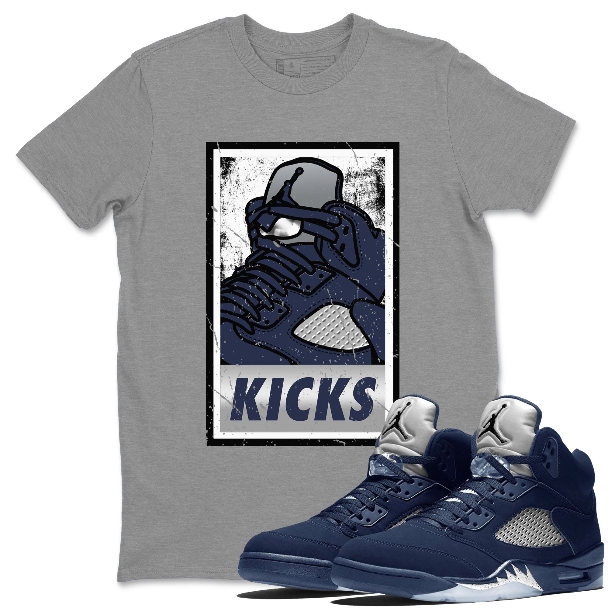 KICKS snkmatch Tee - Air Jordan 5 Georgetown