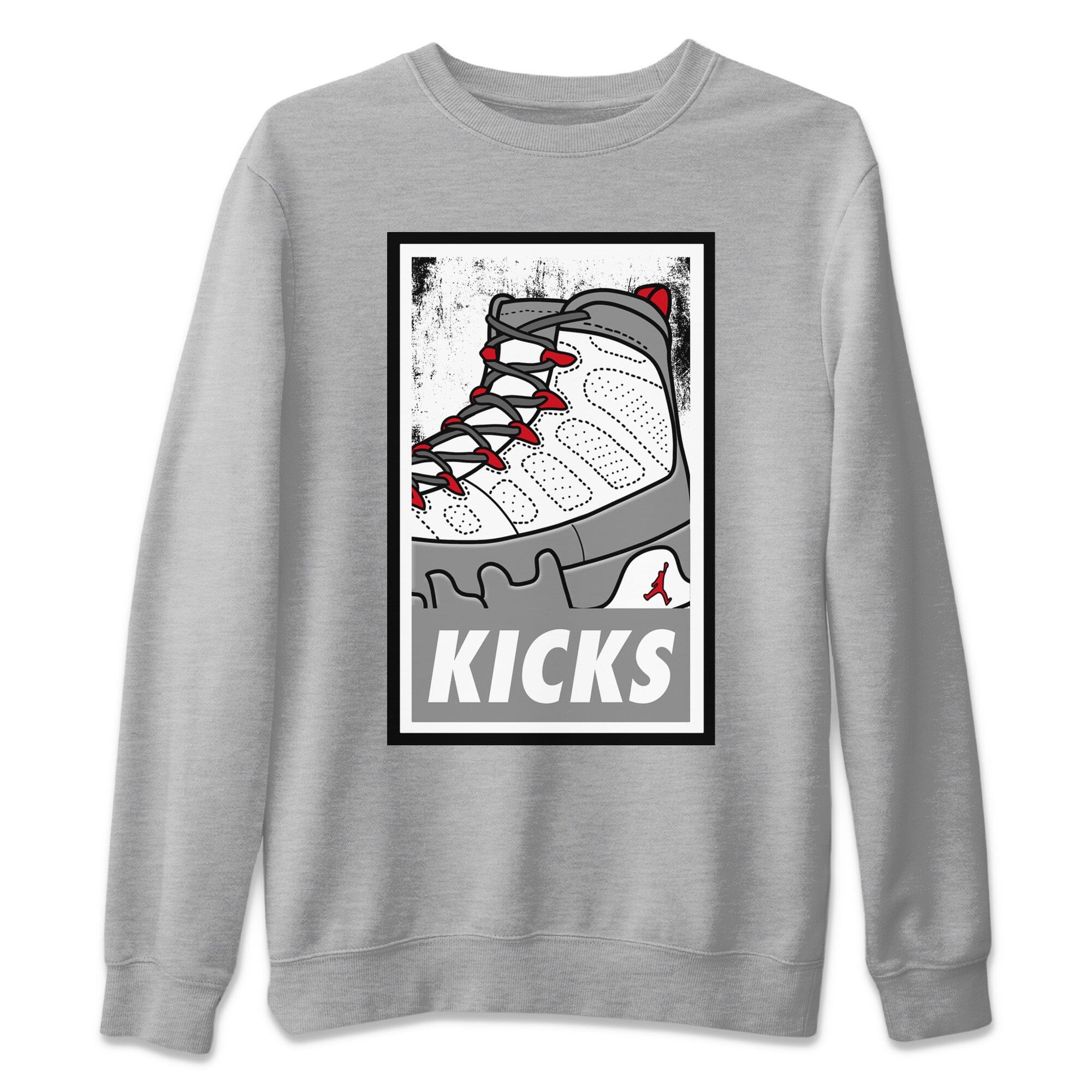 KICKS Unisex Tops - Air Jordan 9 Fire Red