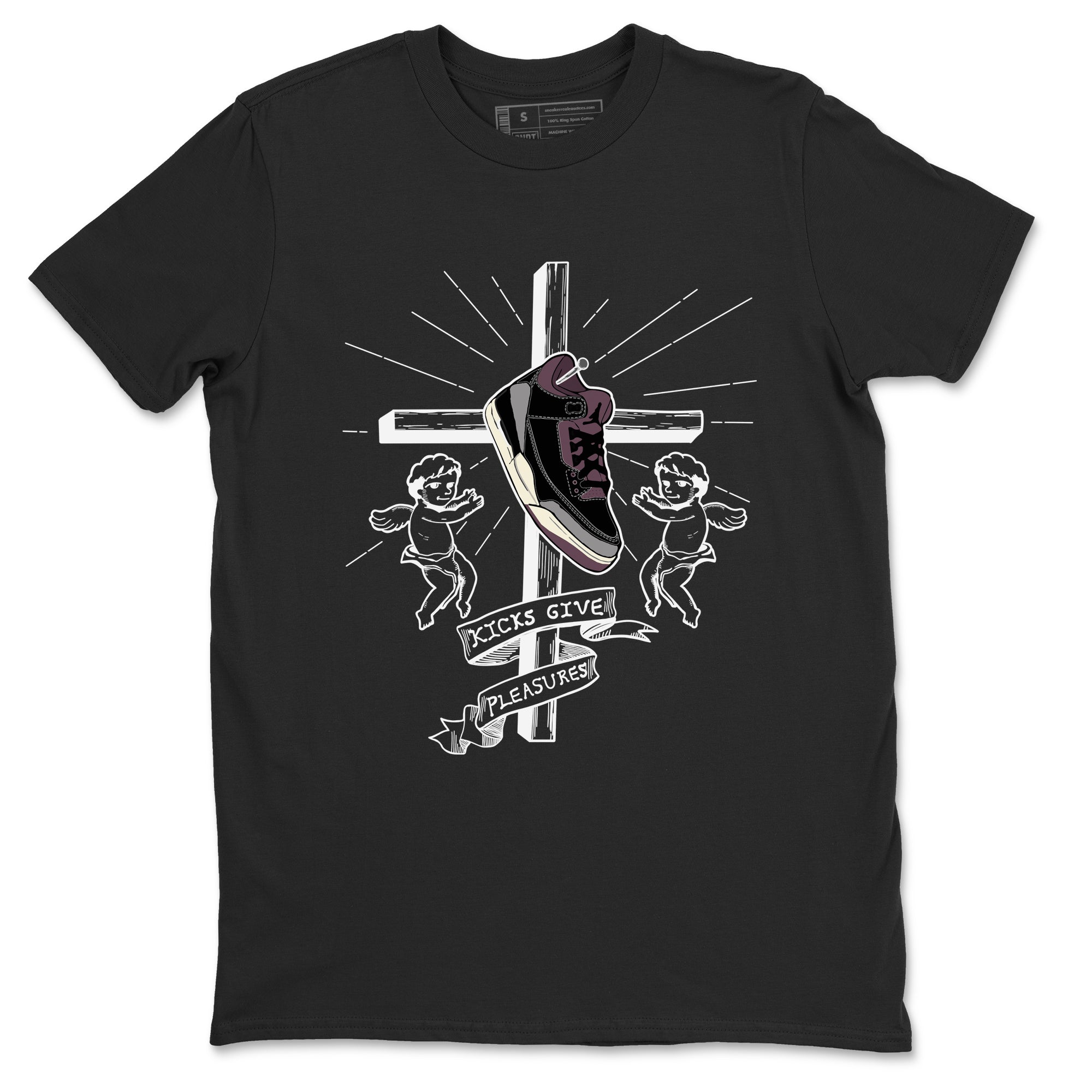 Kicks Give Pleasures snkmatch Tees - Air Jordan 3 A Ma Maniere x Black