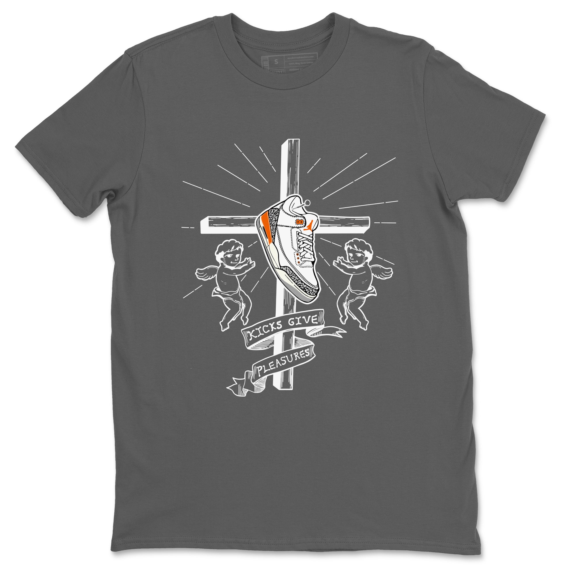 Kicks Give Pleasures snkmatch Tees - Air Jordan 3 Georgia Peach