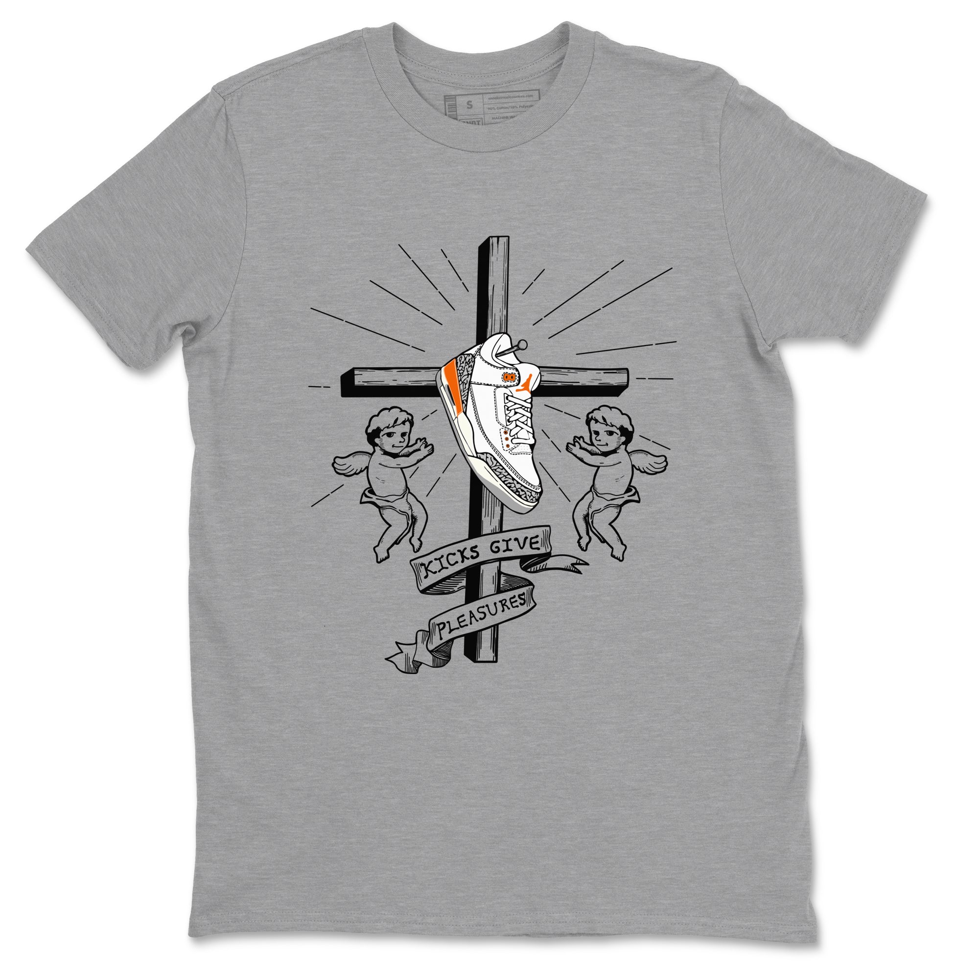 Kicks Give Pleasures snkmatch Tees - Air Jordan 3 Georgia Peach