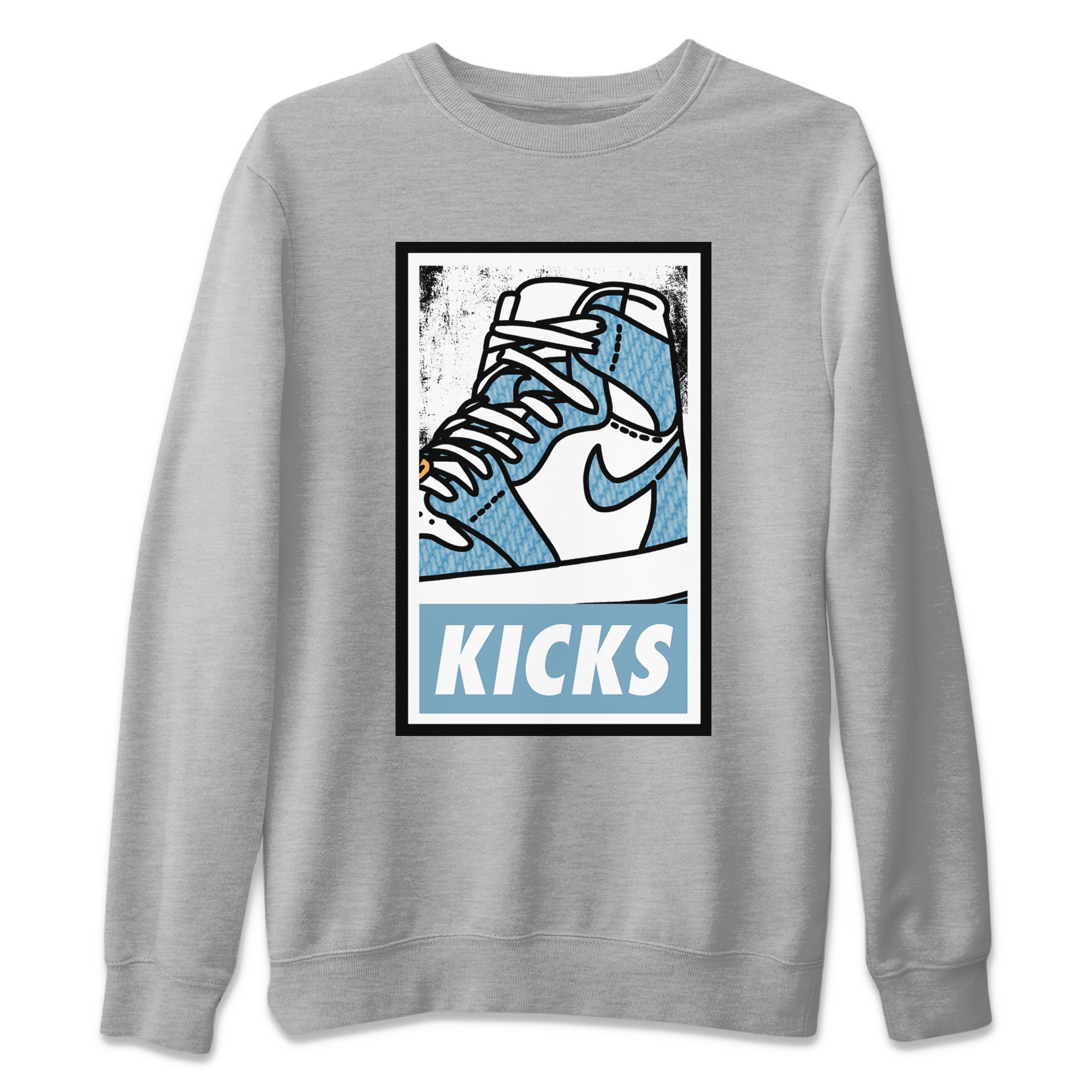 KICKS Unisex Tops - Air Jordan 1 Denim